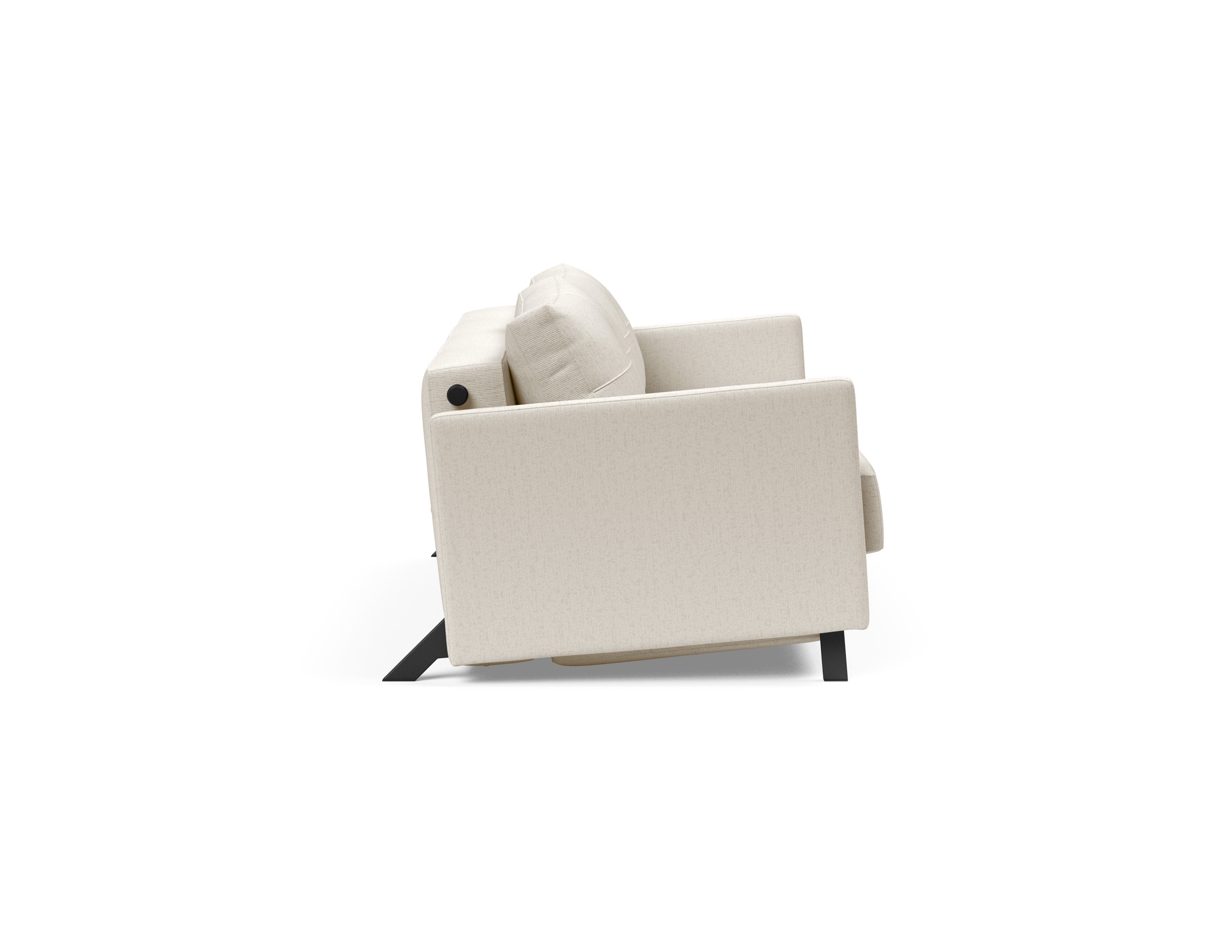 Cubed 02 Deluxe Fabric Sofa Bed w/Arms, Queen Size