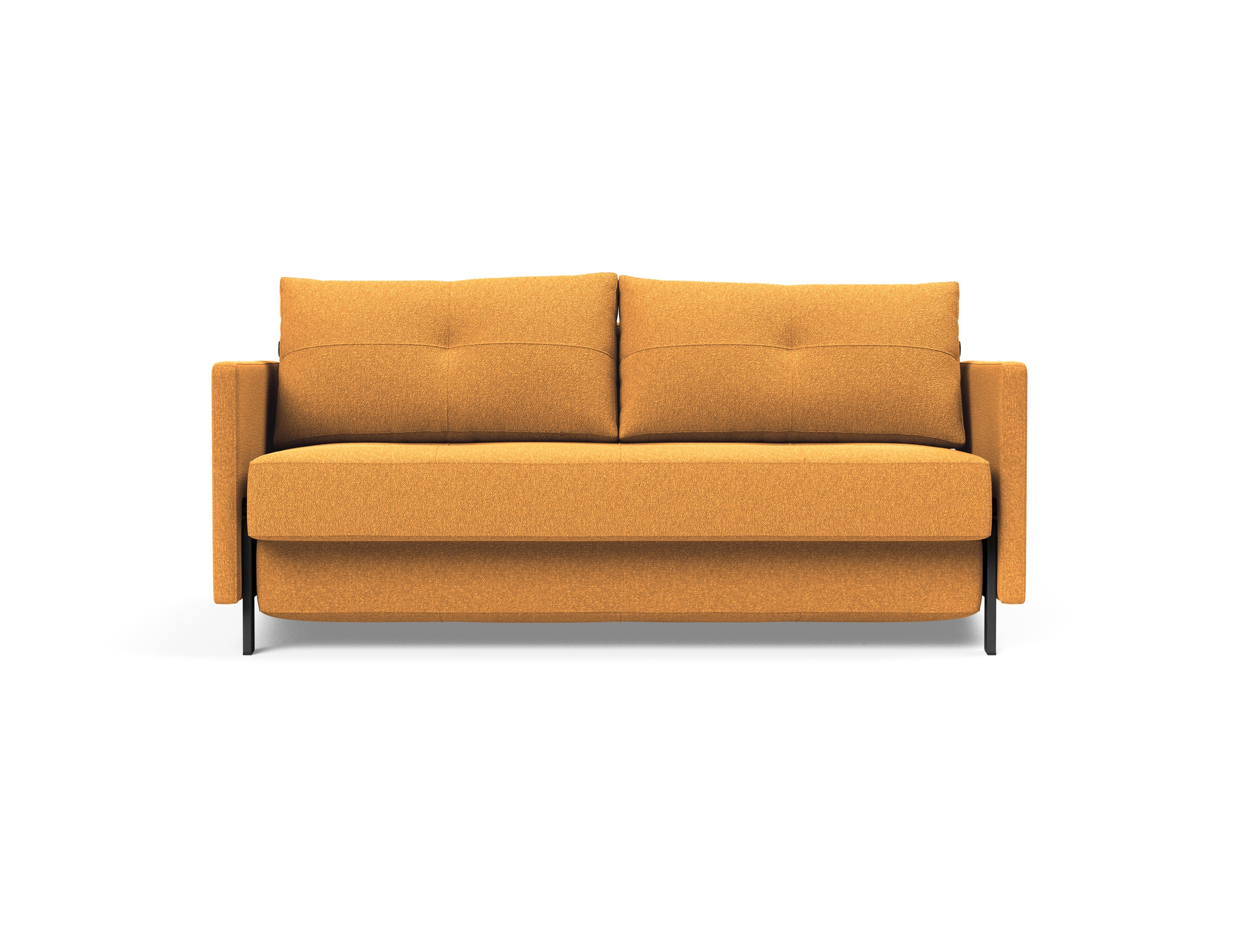 Cubed 02 Deluxe Fabric Sofa Bed w/Arms, Queen Size