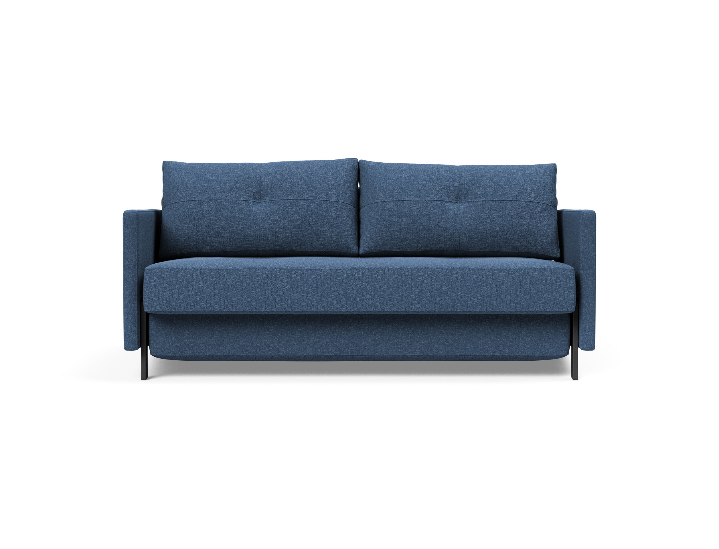 Cubed 02 Deluxe Fabric Sofa Bed w/Arms, Queen Size