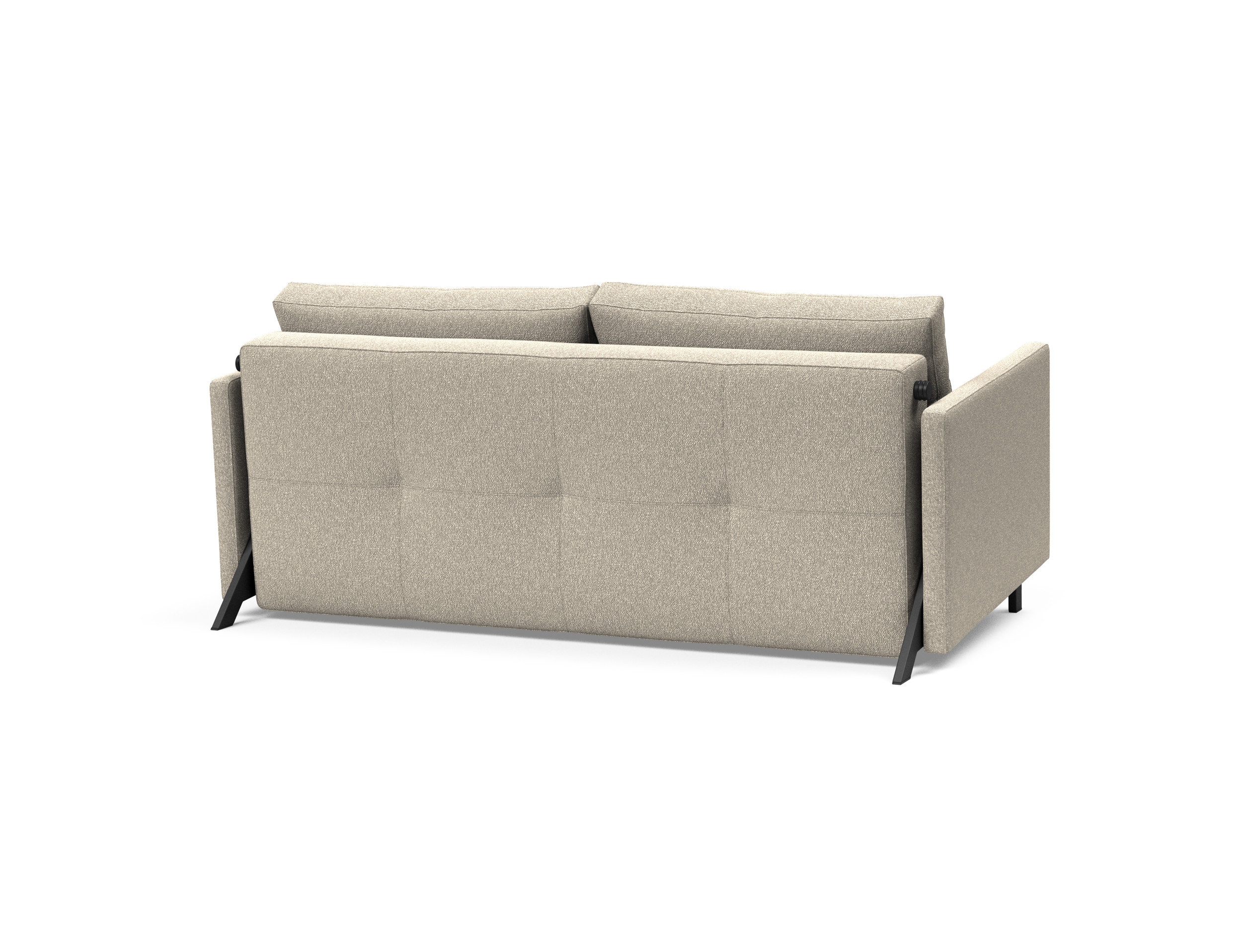 Cubed 02 Deluxe Fabric Sofa Bed w/Arms, Queen Size