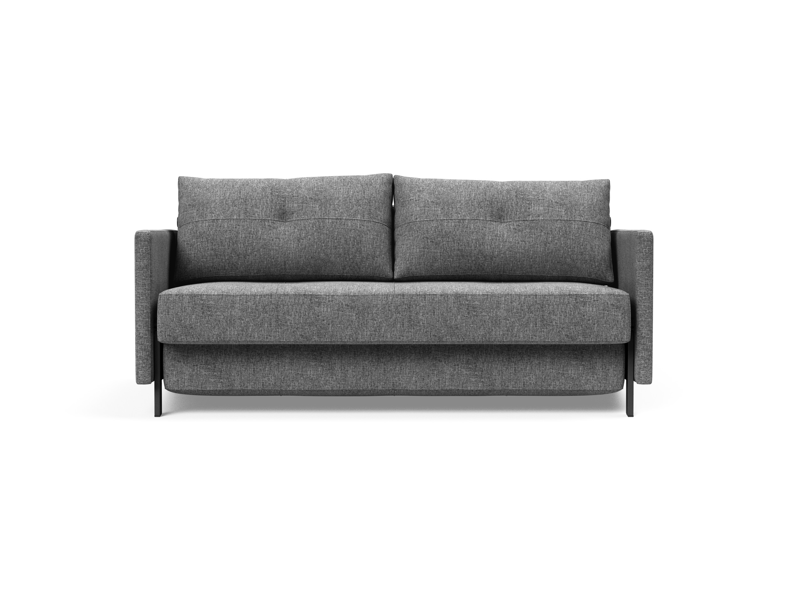Cubed 02 Deluxe Fabric Sofa Bed w/Arms, Queen Size