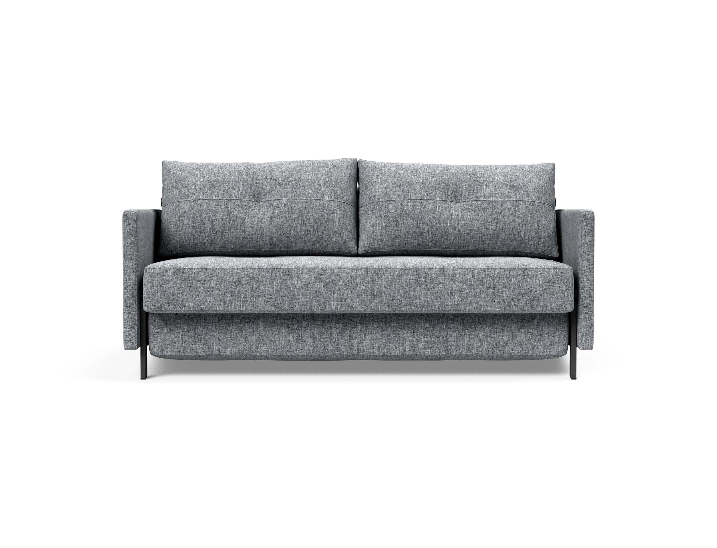 Cubed 02 Deluxe Fabric Sofa Bed w/Arms, Queen Size