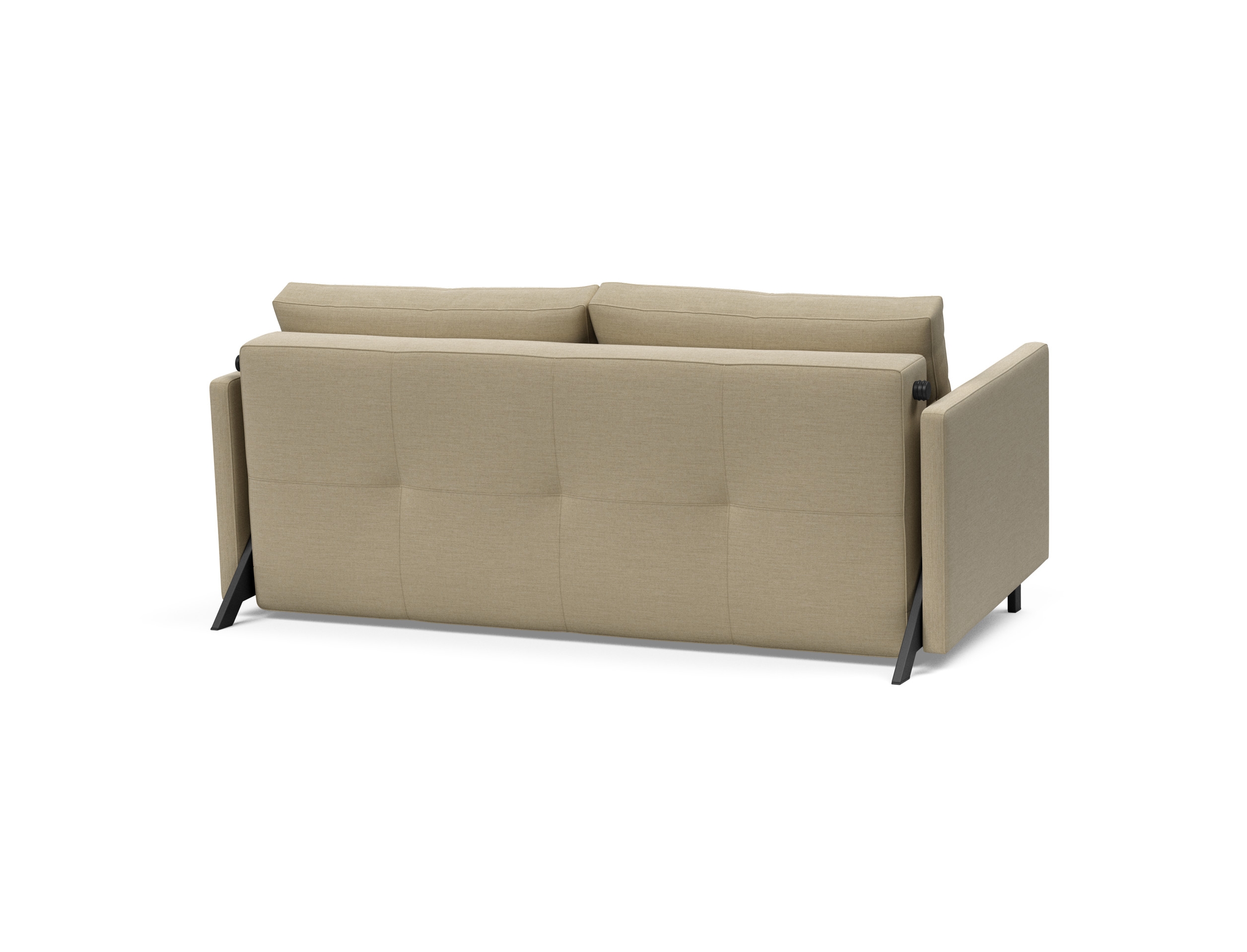 Cubed 02 Deluxe Fabric Sofa Bed w/Arms, Queen Size