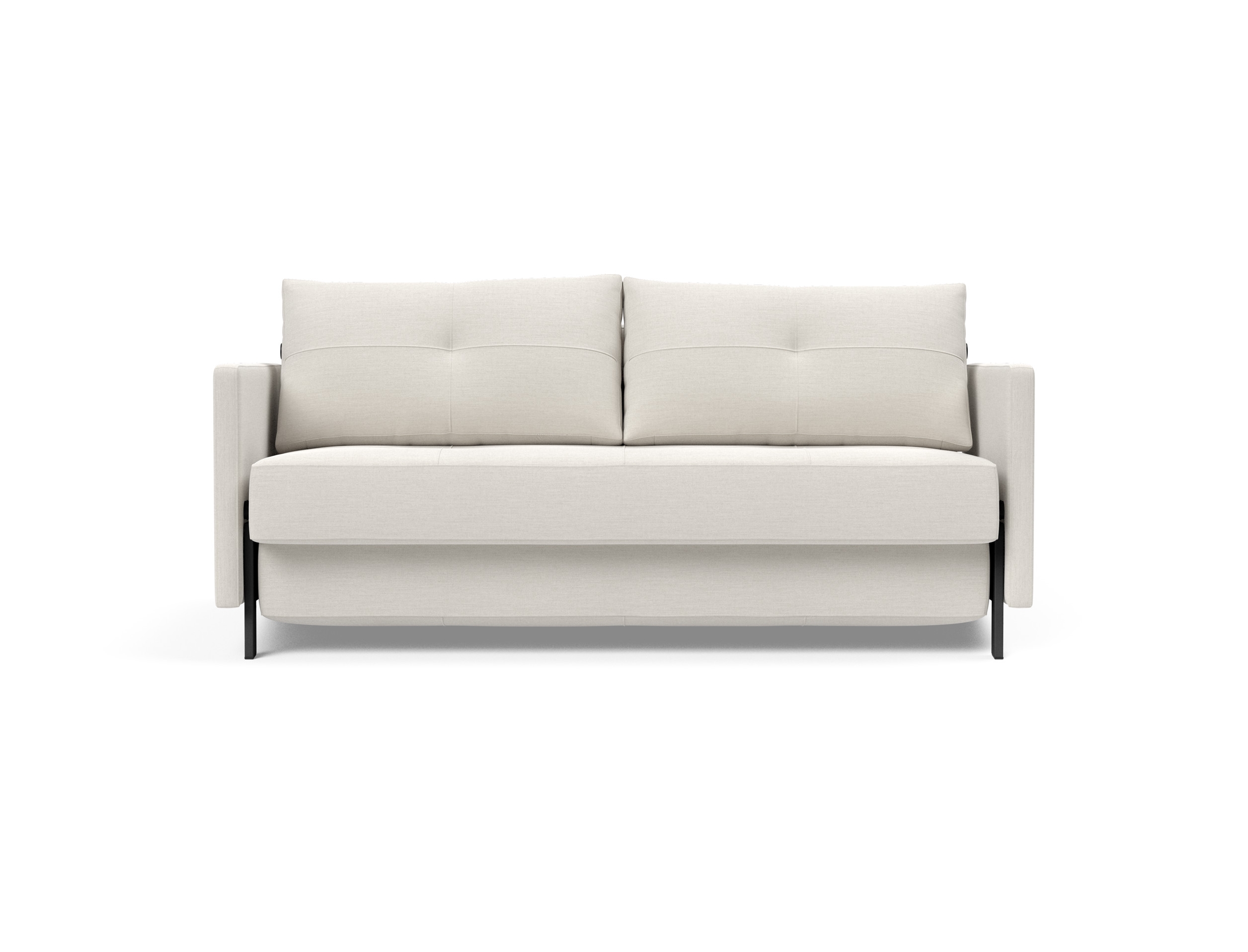 Cubed 02 Deluxe Fabric Sofa Bed w/Arms, Queen Size