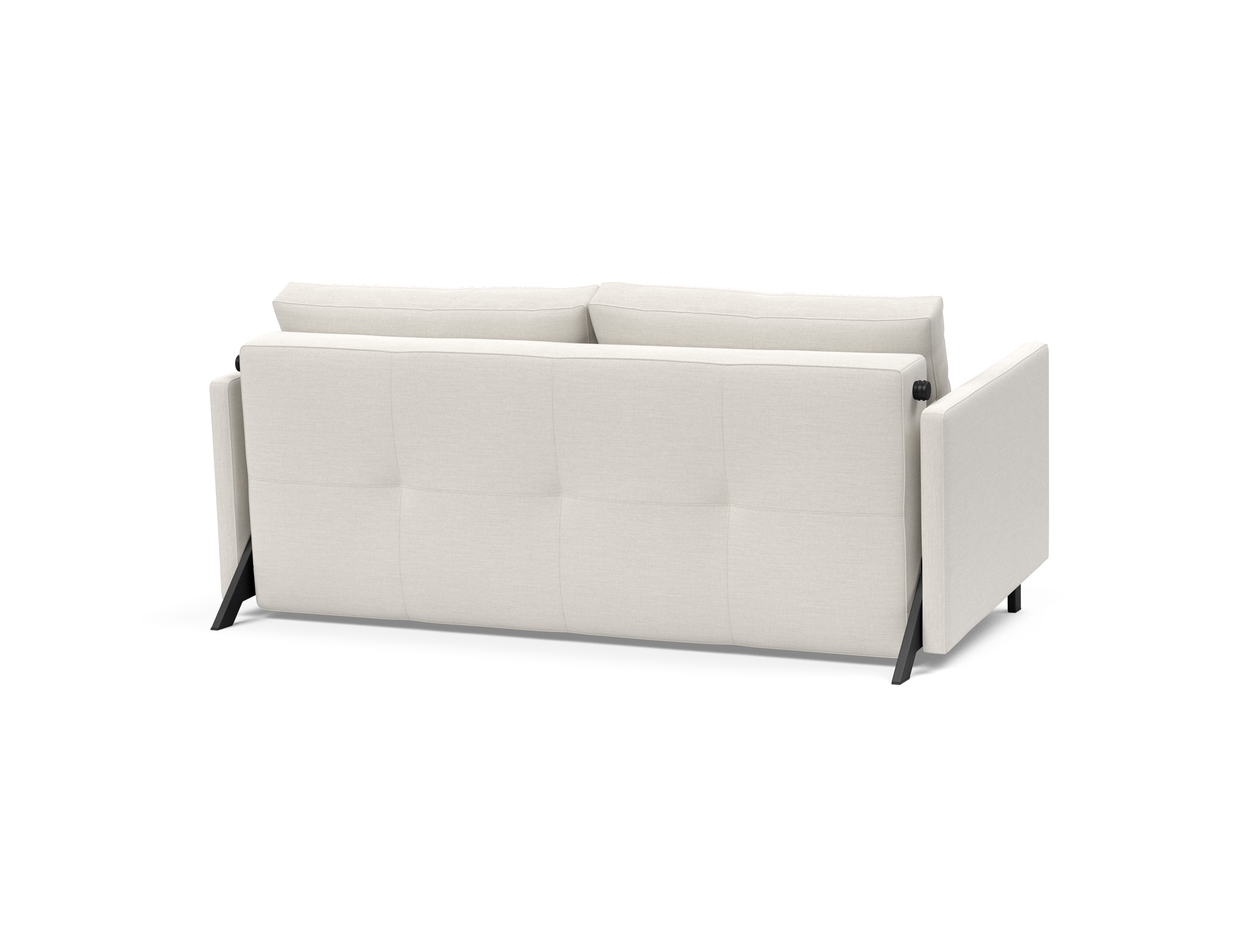Cubed 02 Deluxe Fabric Sofa Bed w/Arms, Queen Size