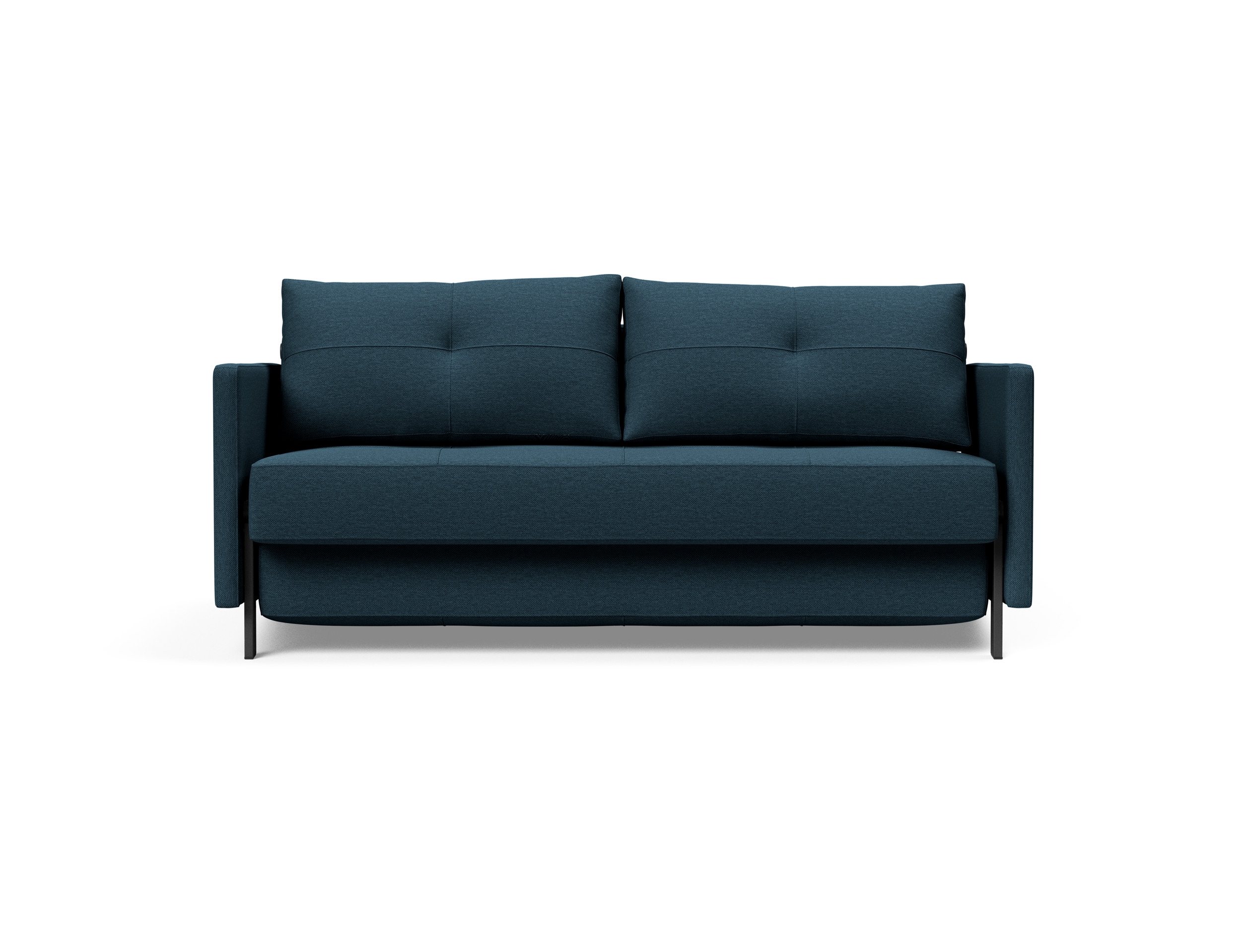 Cubed 02 Deluxe Fabric Sofa Bed w/Arms, Queen Size