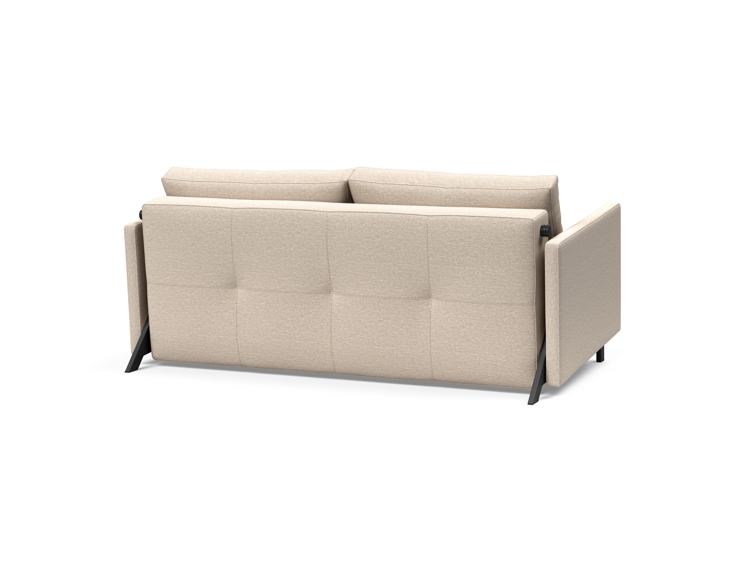 Cubed 02 Deluxe Fabric Sofa Bed w/Arms, Queen Size