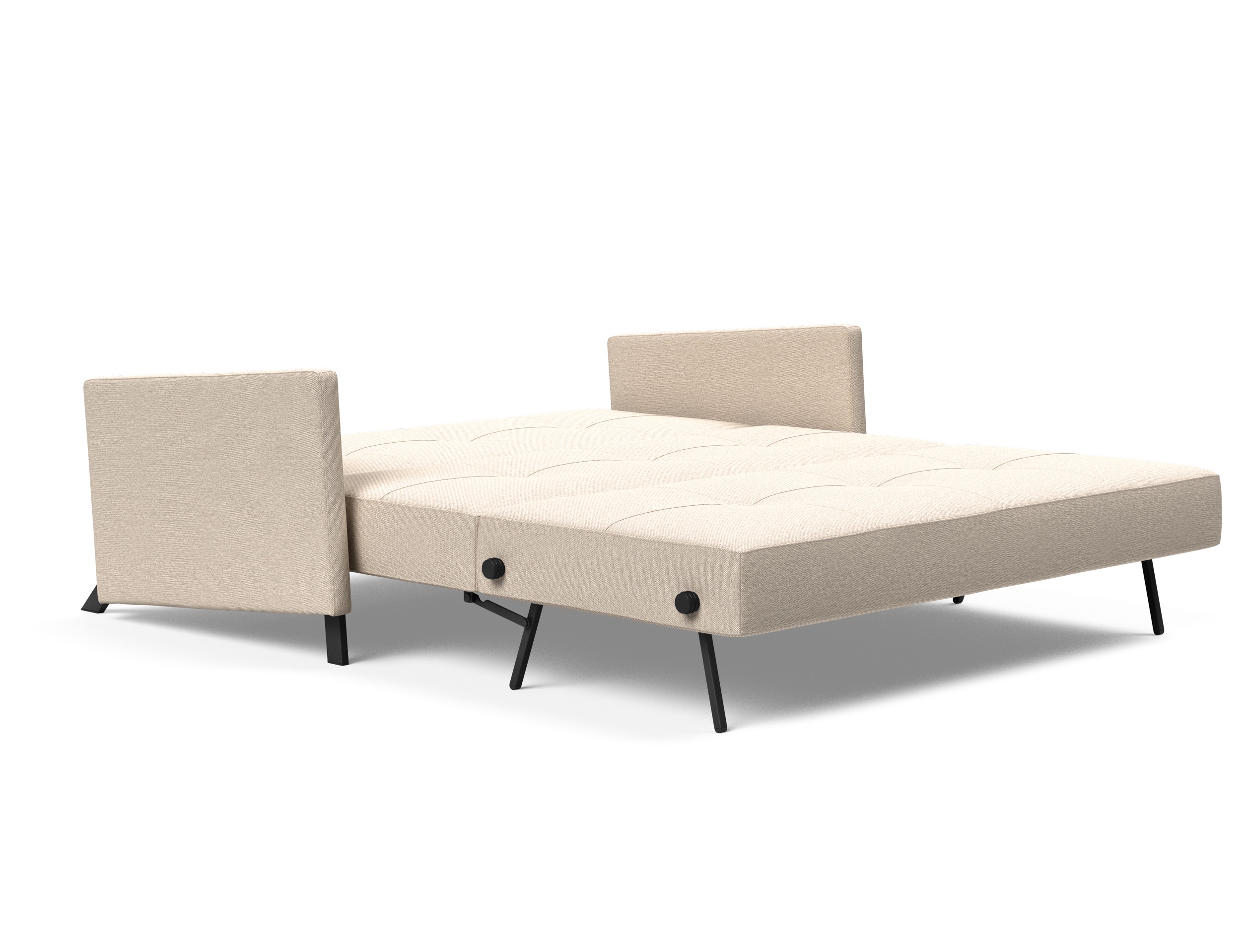 Cubed 02 Deluxe Fabric Sofa Bed w/Arms, Queen Size