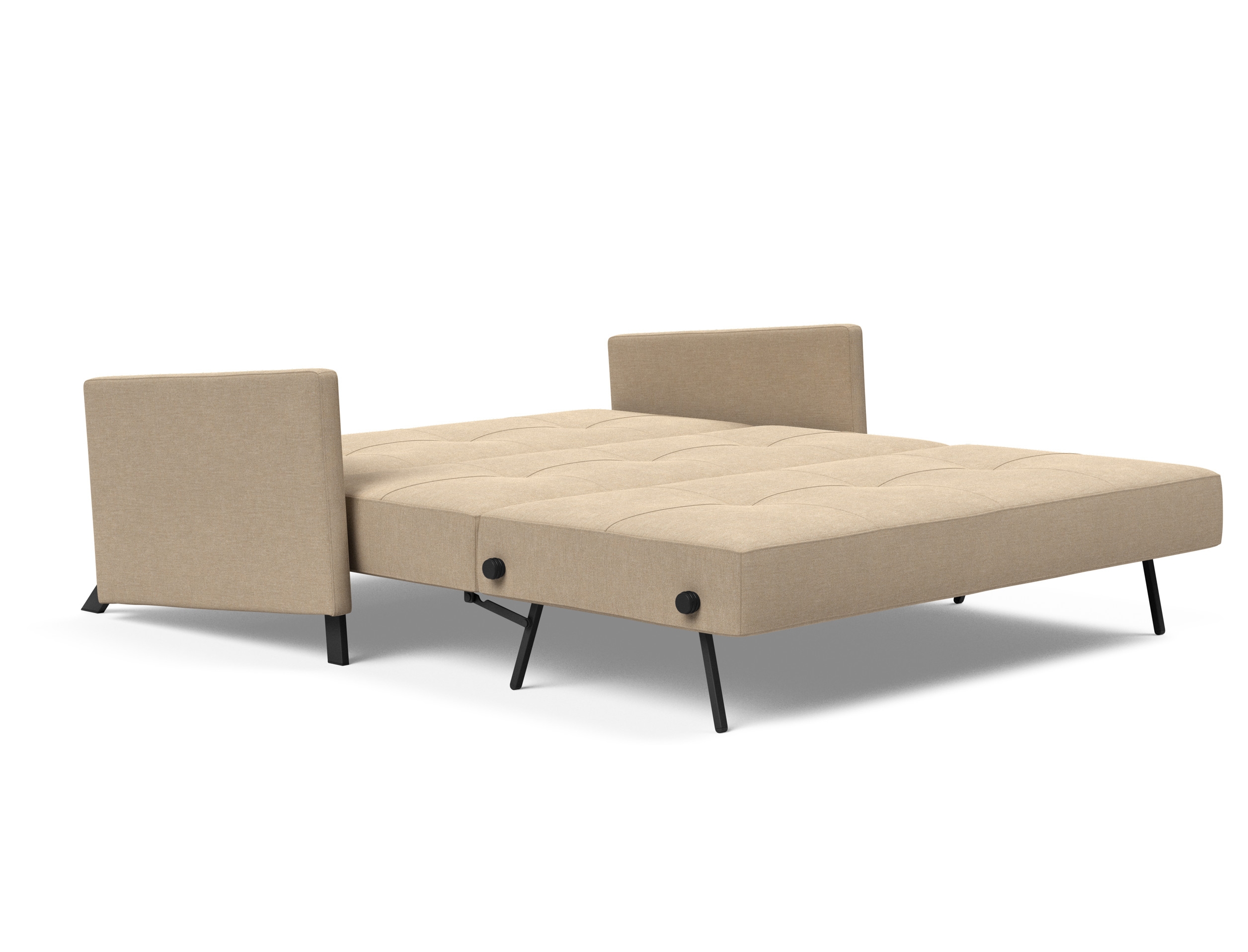 Cubed 02 Deluxe Fabric Sofa Bed w/Arms, Queen Size
