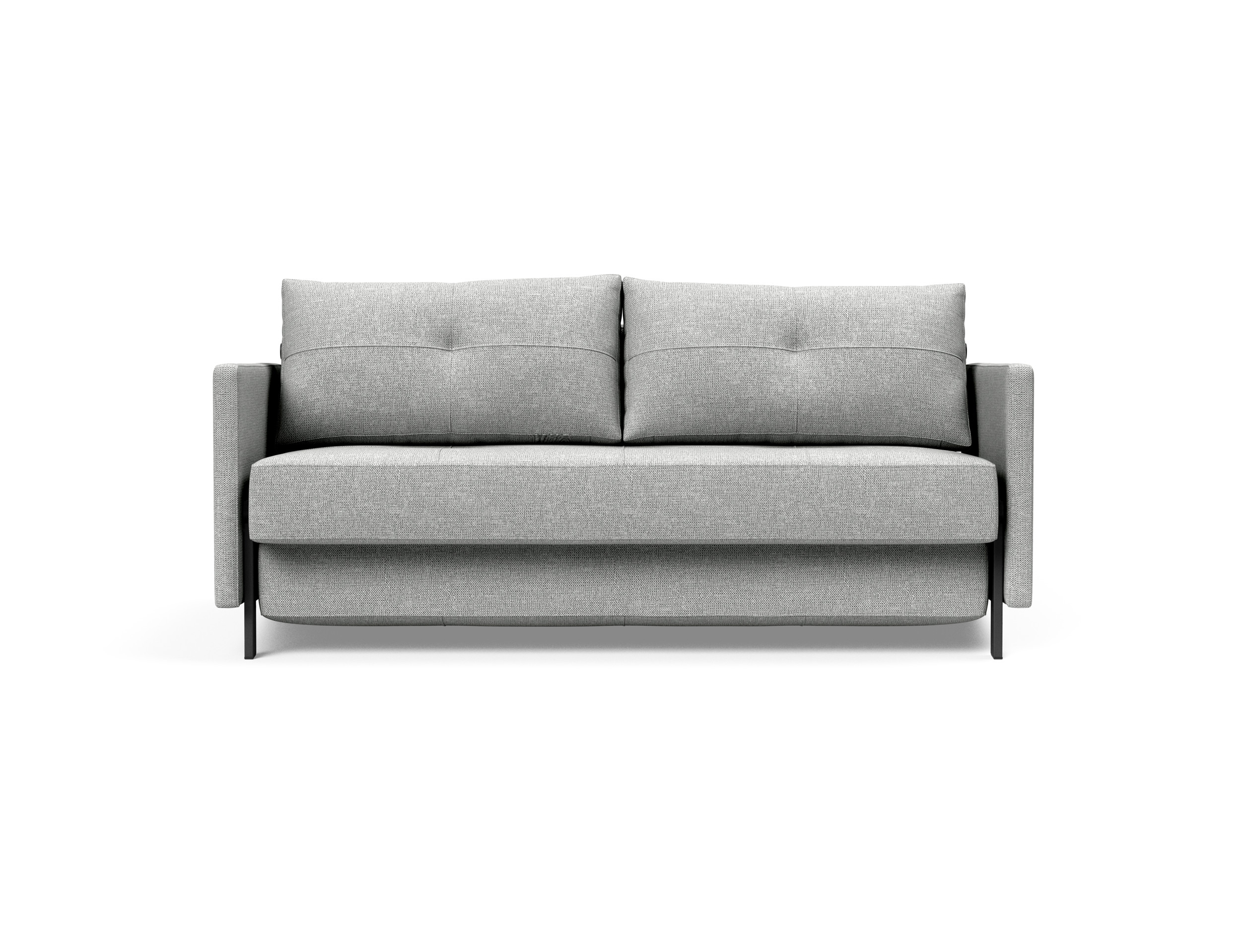 Cubed 02 Deluxe Fabric Sofa Bed w/Arms, Queen Size