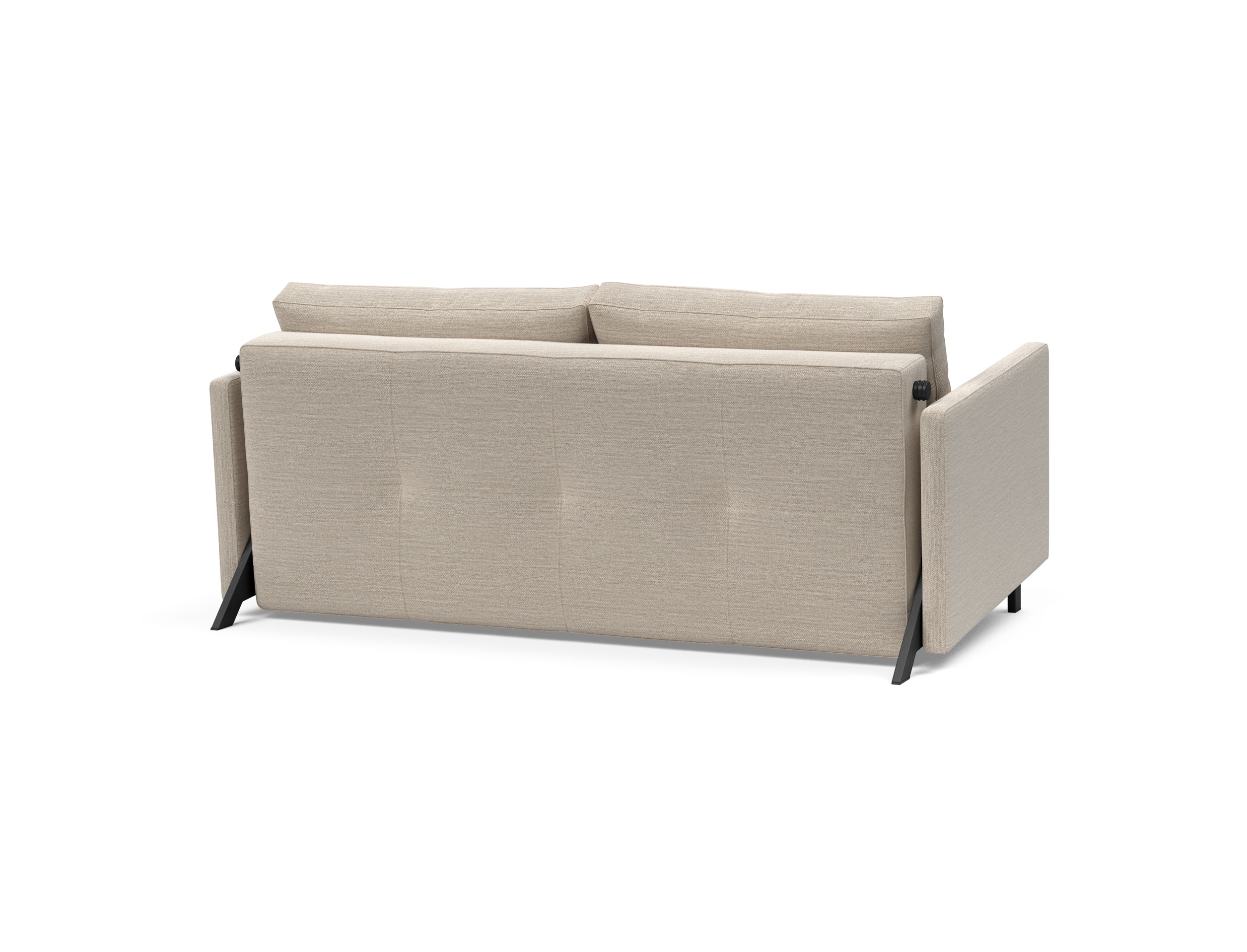 Cubed 02 Deluxe Fabric Sofa Bed w/Arms, Queen Size