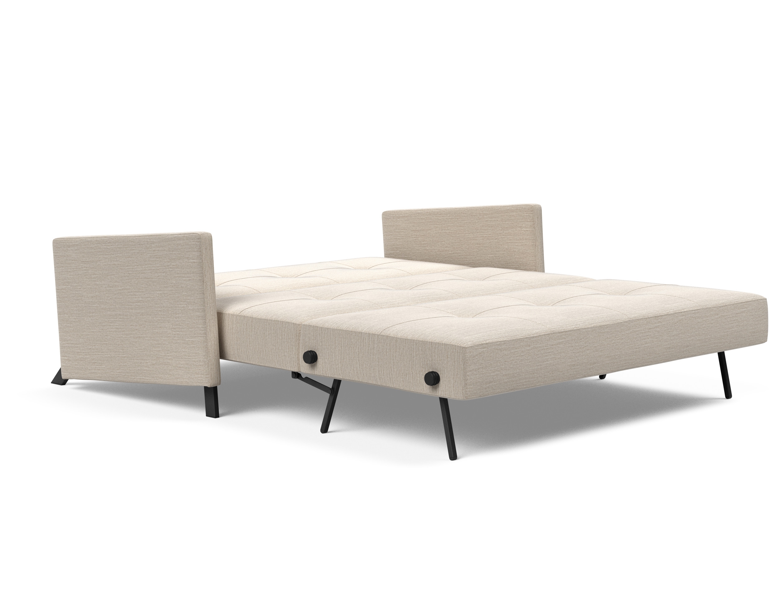 Cubed 02 Deluxe Fabric Sofa Bed w/Arms, Queen Size