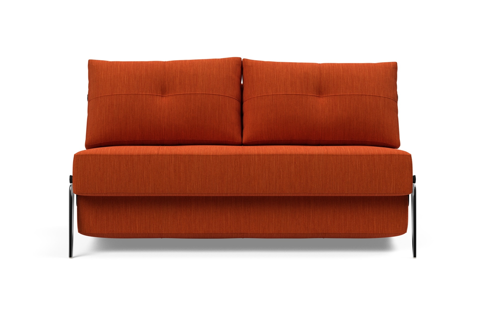 Cubed Deluxe Fabric Sofa Bed w/Aluminum Legs, Full Size
