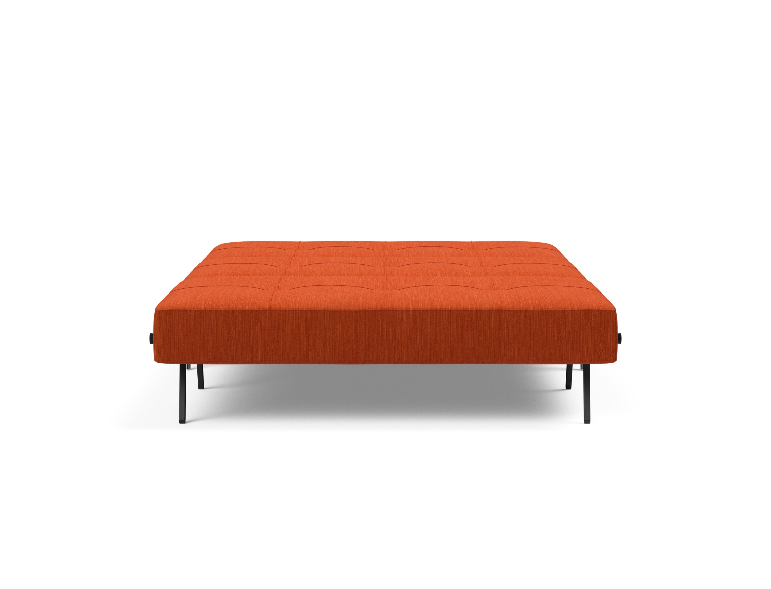 Cubed Deluxe Fabric Sofa Bed w/Aluminum Legs, Full Size