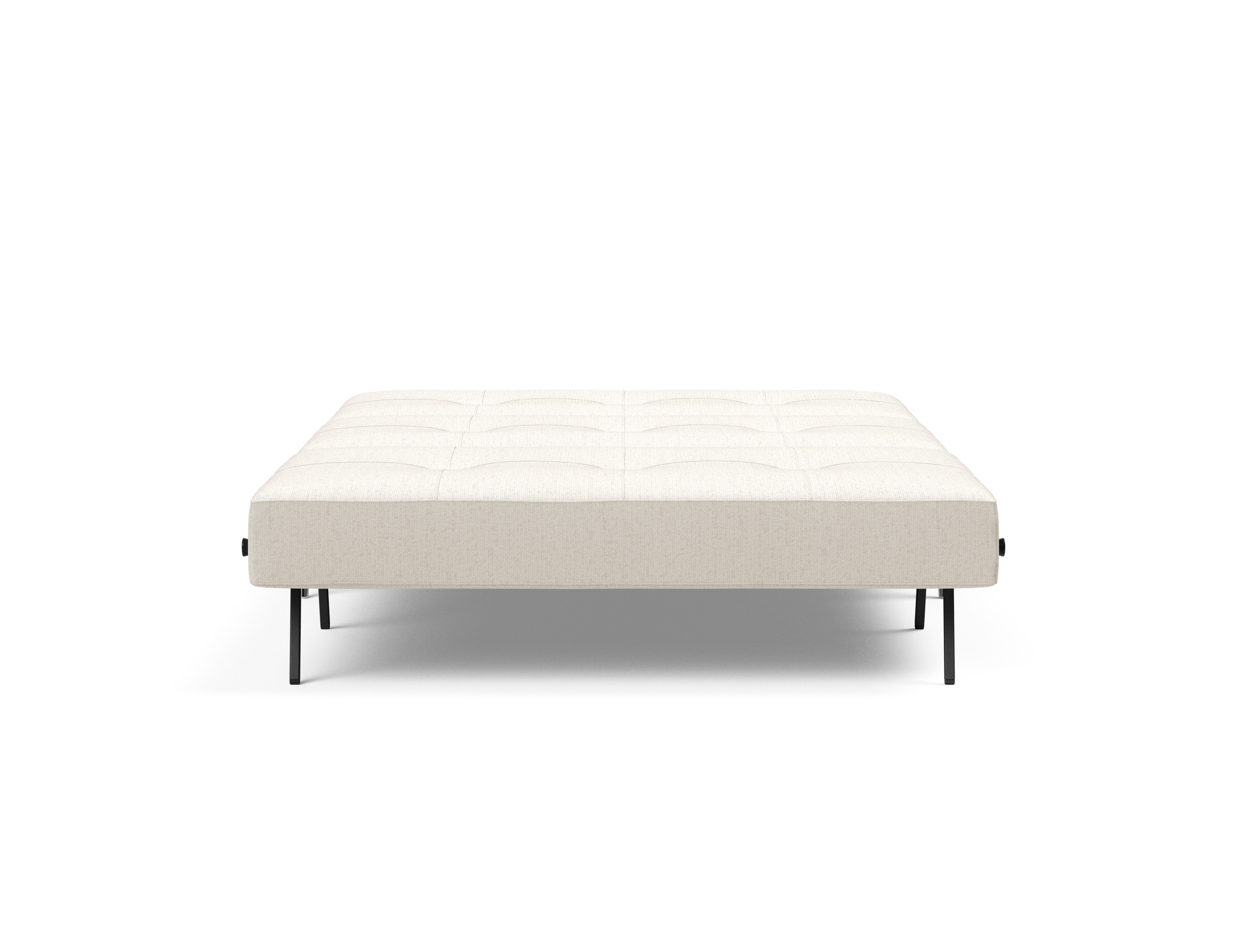 Cubed Deluxe Fabric Sofa Bed w/Aluminum Legs, Full Size