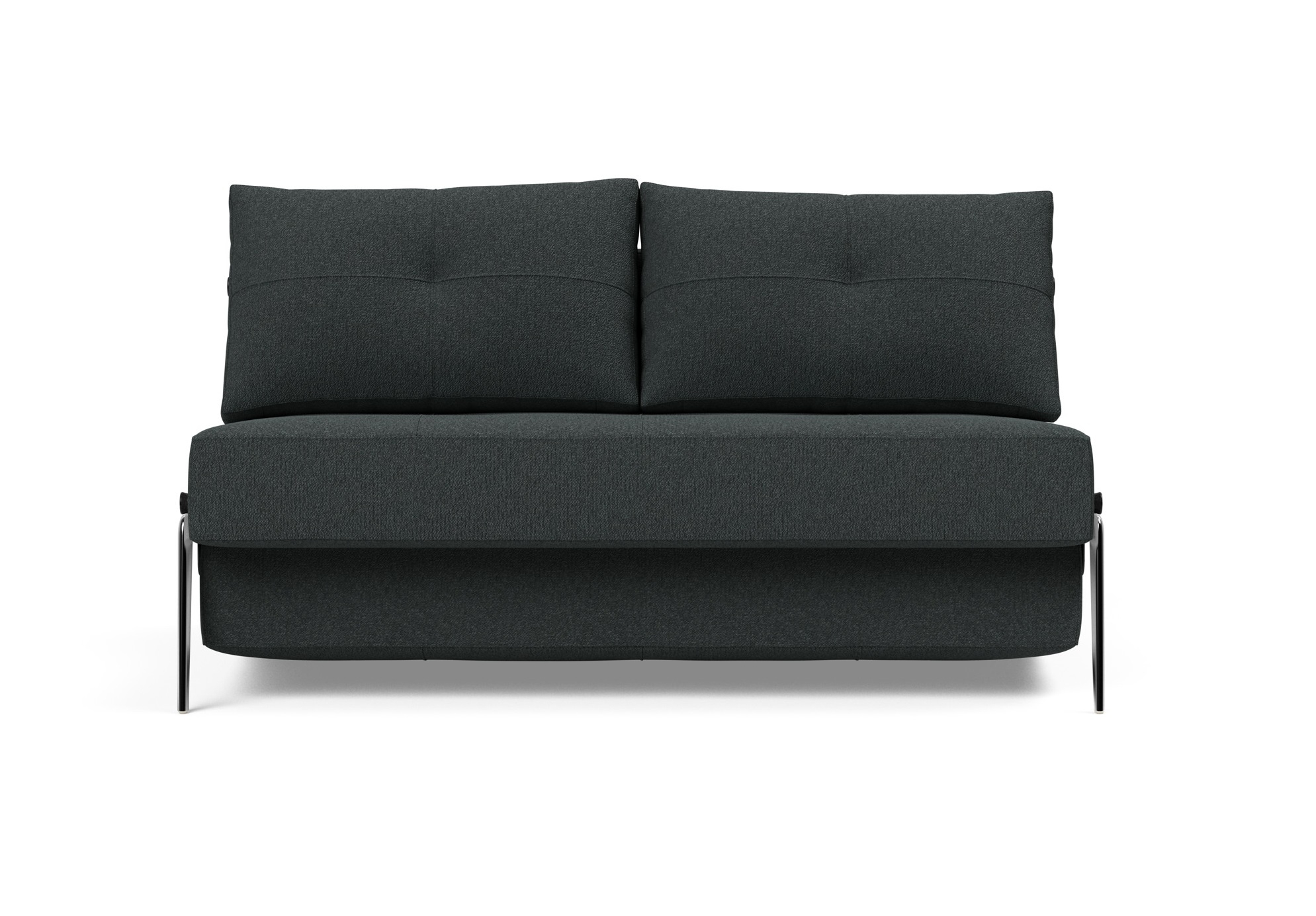Cubed Deluxe Fabric Sofa Bed w/Aluminum Legs, Full Size