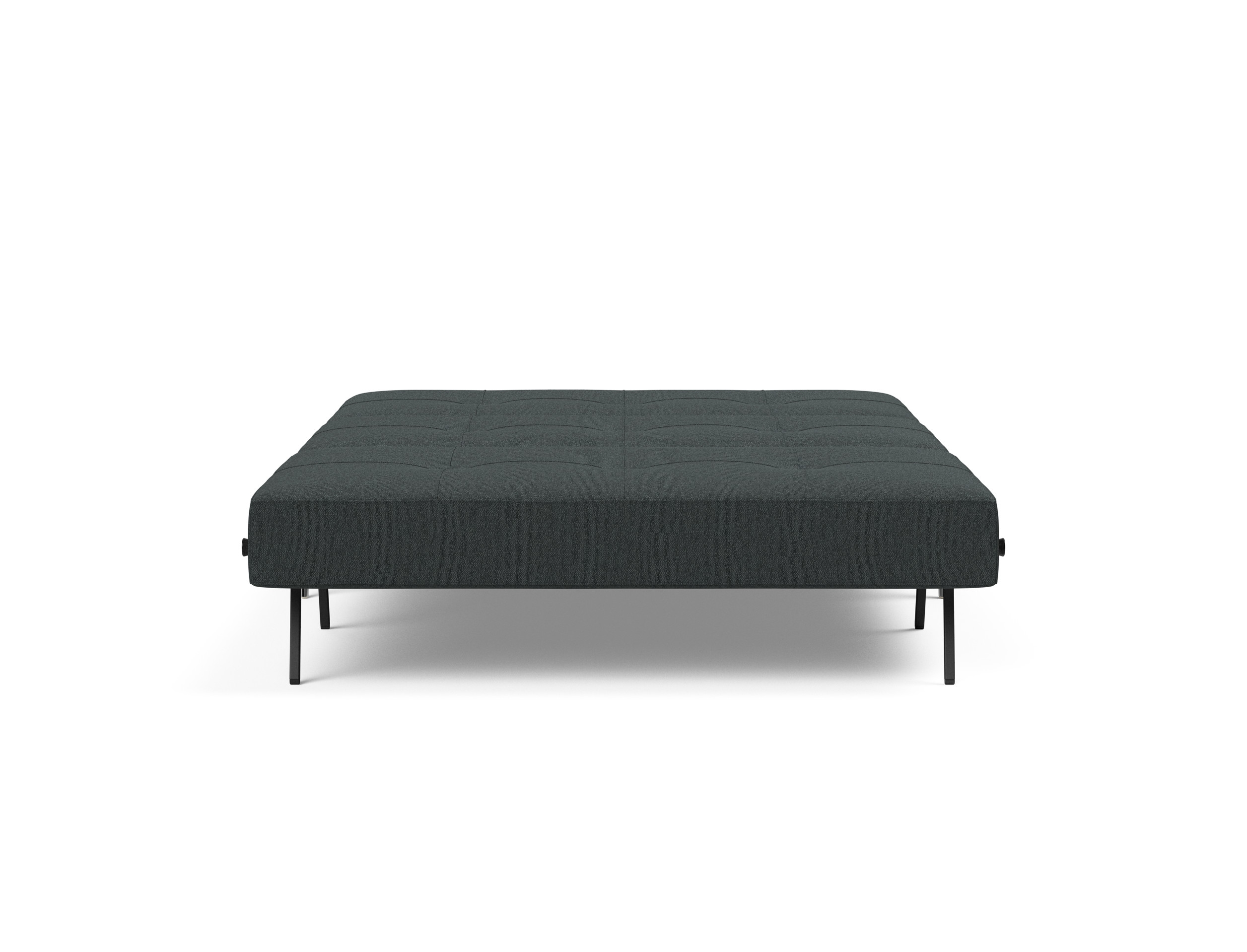 Cubed Deluxe Fabric Sofa Bed w/Aluminum Legs, Full Size