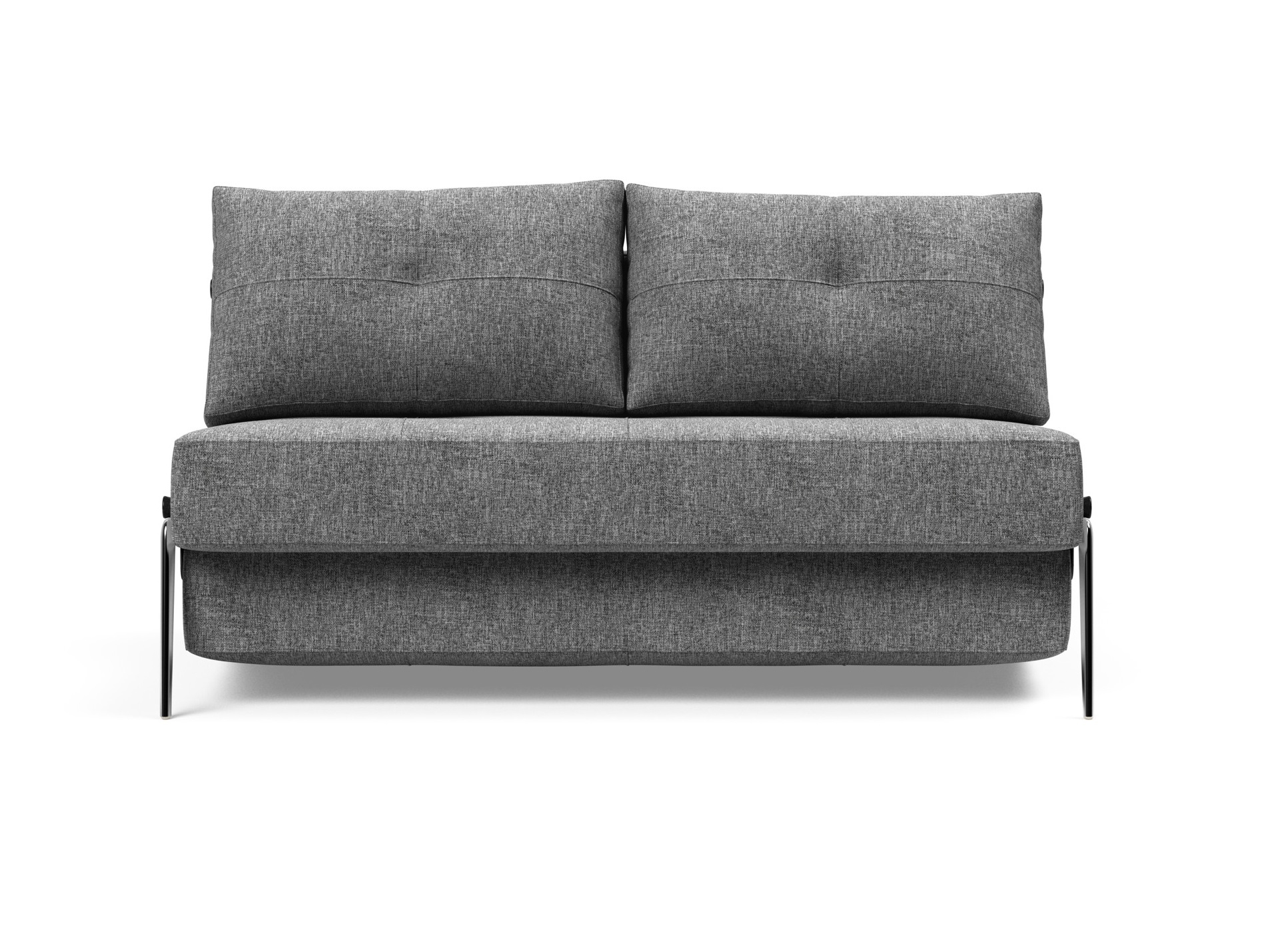 Cubed Deluxe Fabric Sofa Bed w/Aluminum Legs, Full Size