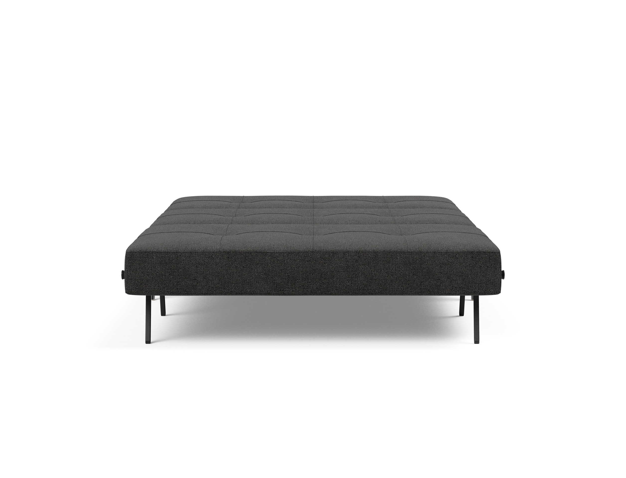 Cubed Deluxe Fabric Sofa Bed w/Aluminum Legs, Full Size