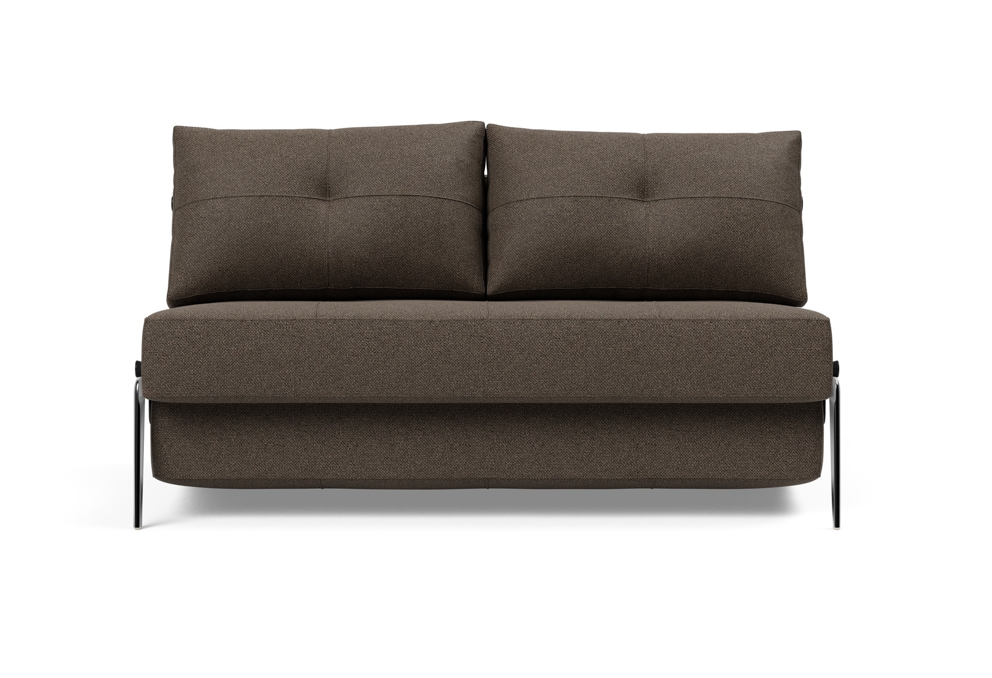 Cubed Deluxe Fabric Sofa Bed w/Aluminum Legs, Full Size