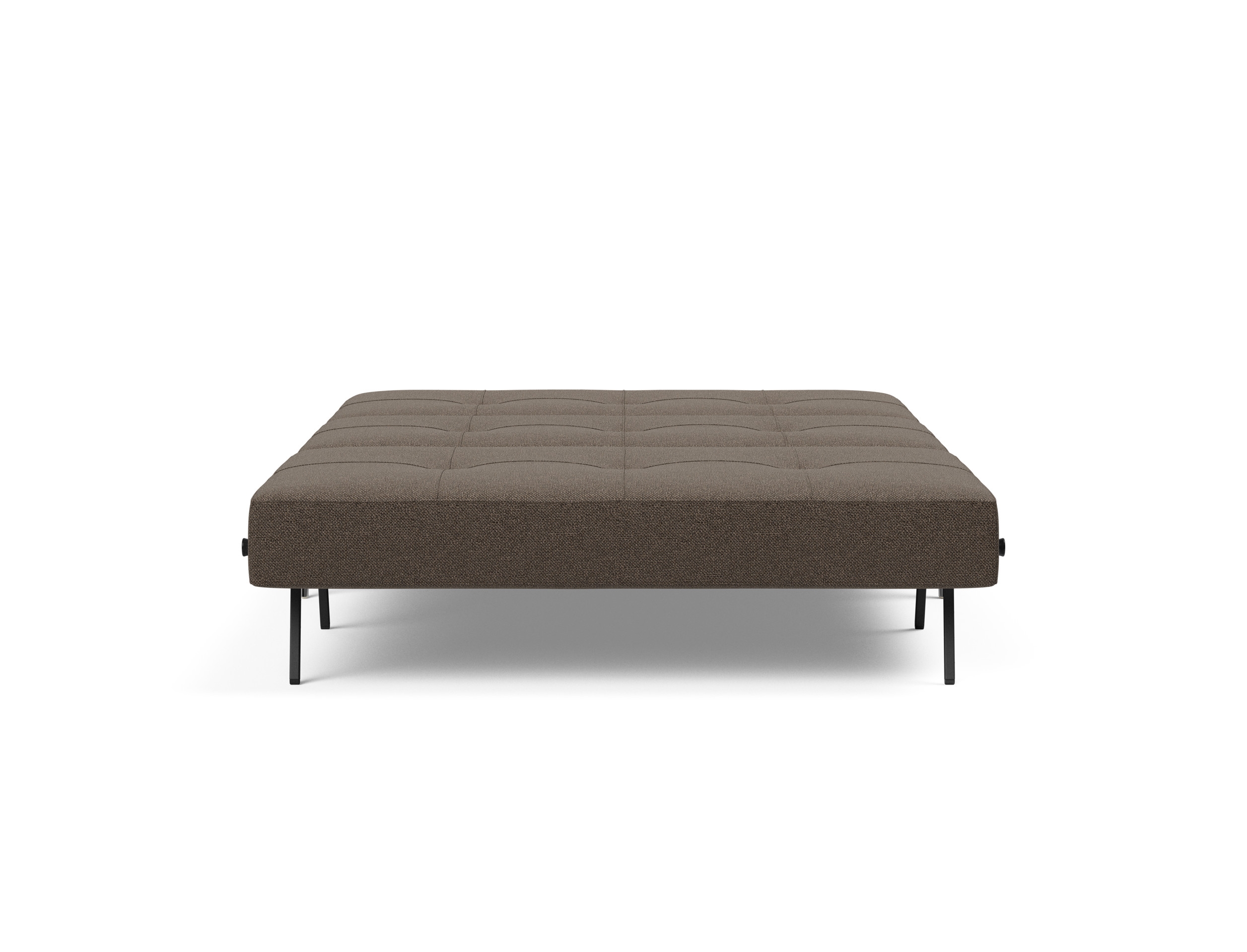 Cubed Deluxe Fabric Sofa Bed w/Aluminum Legs, Full Size