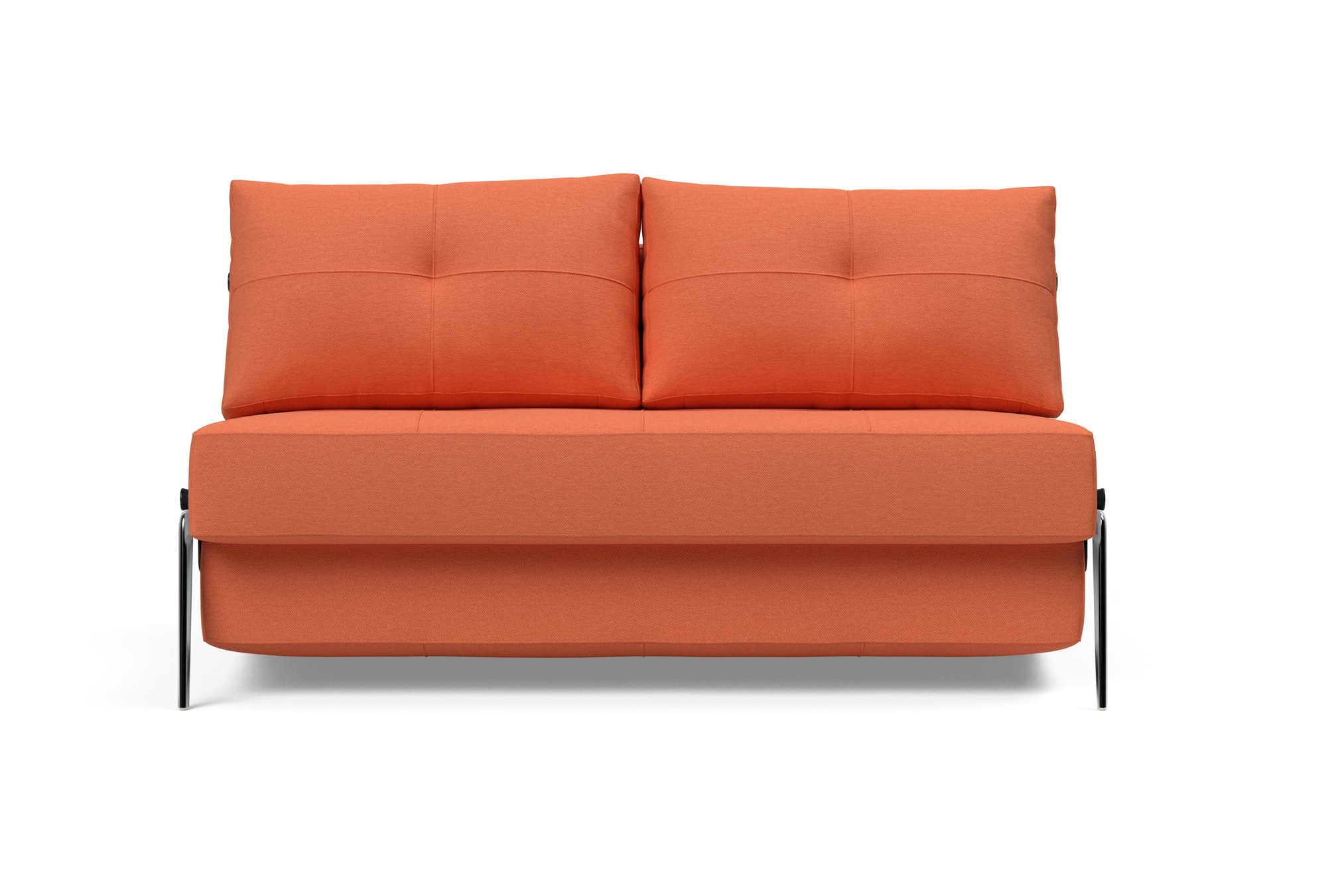 Cubed Deluxe Fabric Sofa Bed w/Aluminum Legs, Full Size