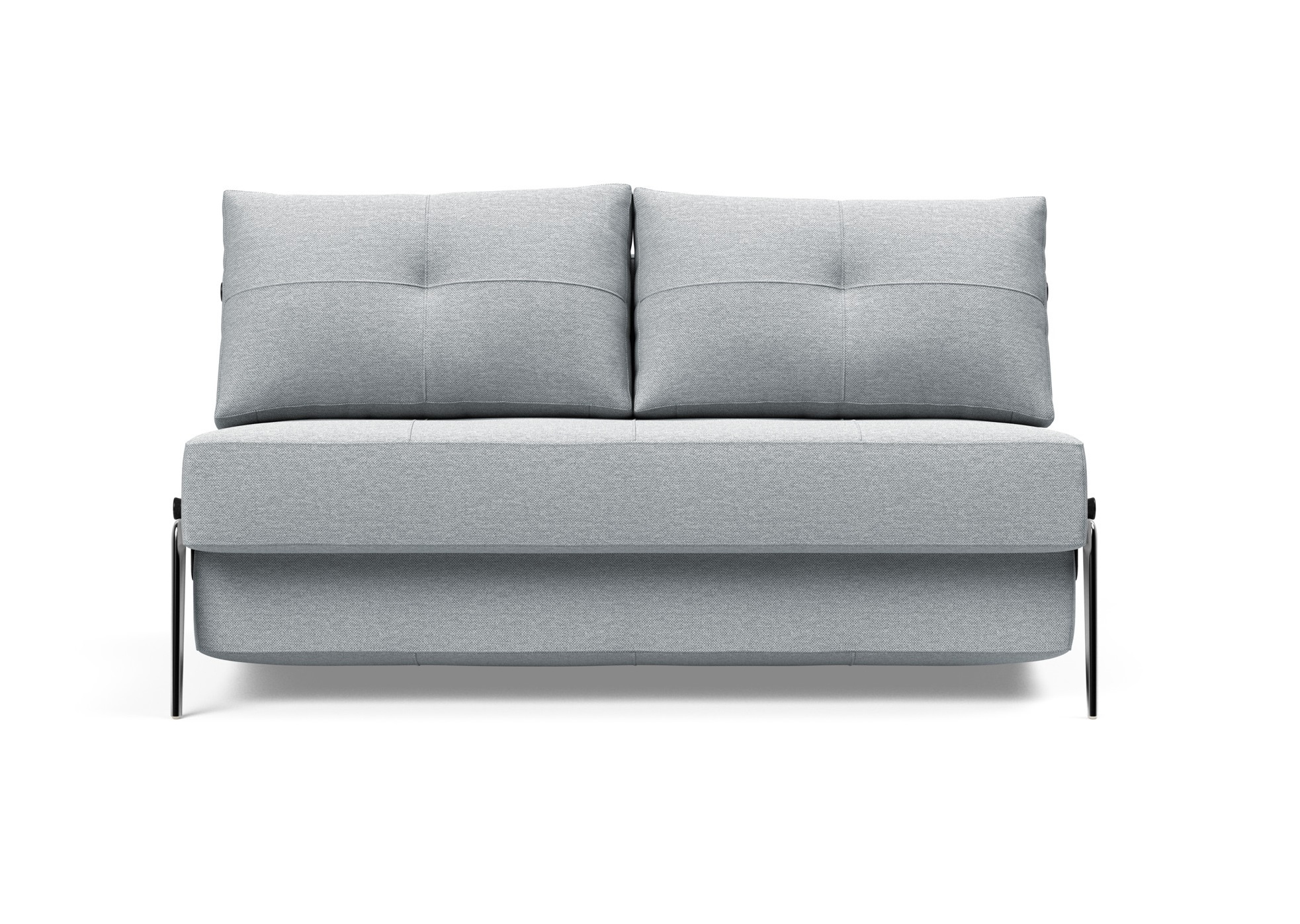 Cubed Deluxe Fabric Sofa Bed w/Aluminum Legs, Full Size