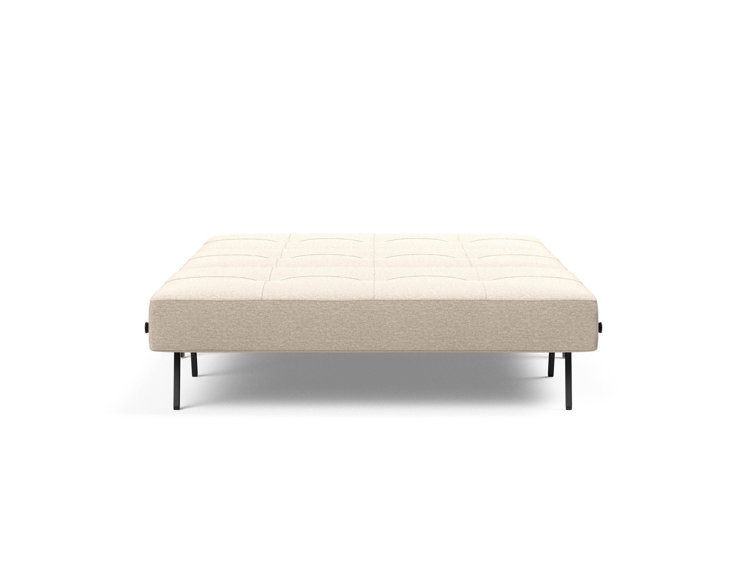 Cubed Deluxe Fabric Sofa Bed w/Aluminum Legs, Full Size