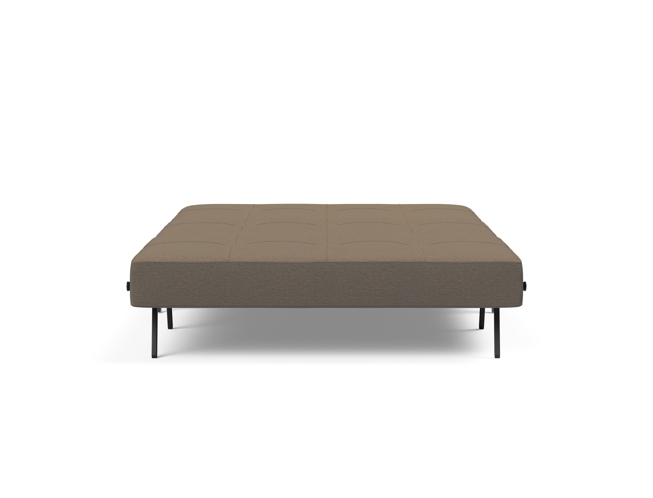 Cubed Deluxe Fabric Sofa Bed w/Aluminum Legs, Full Size
