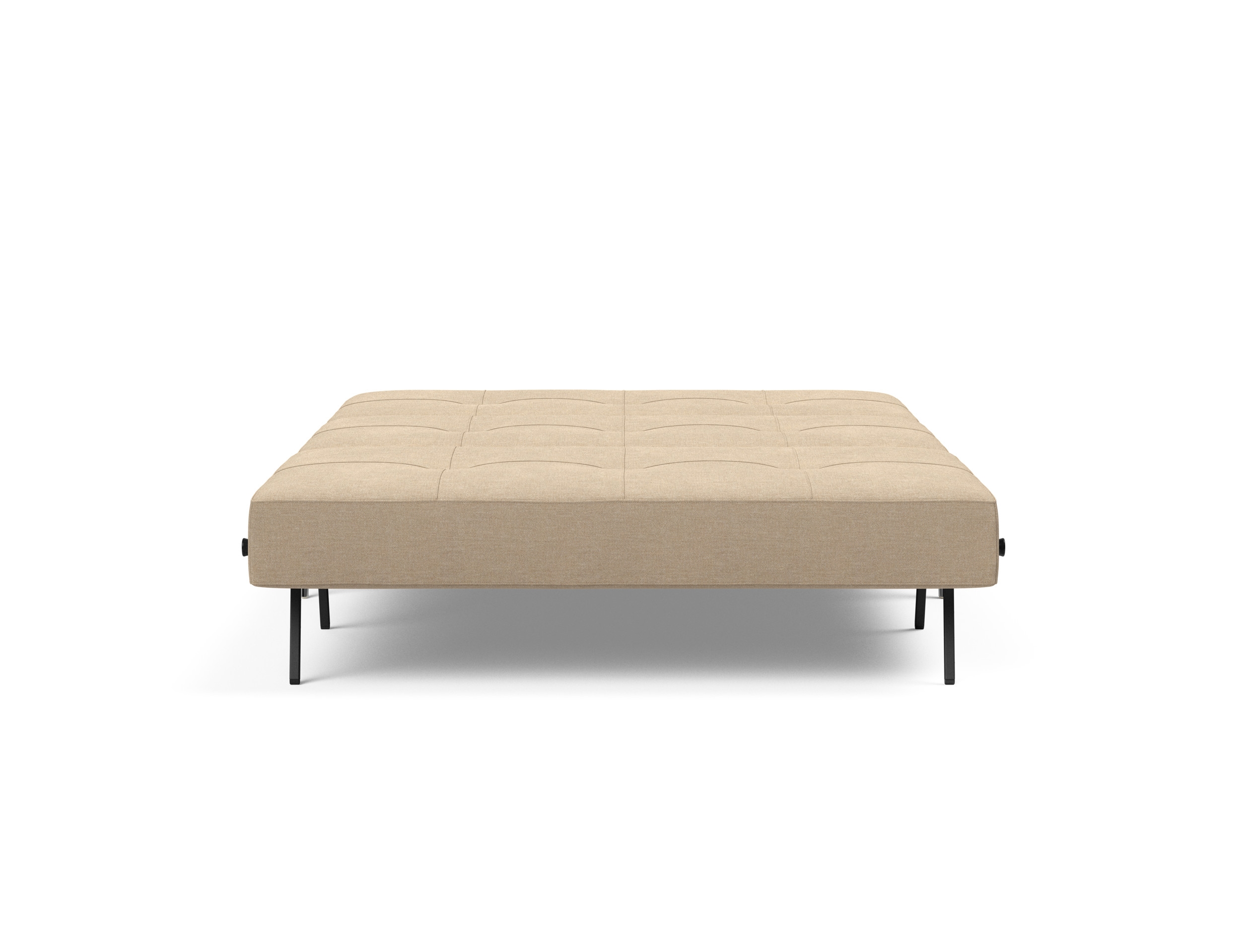 Cubed Deluxe Fabric Sofa Bed w/Aluminum Legs, Full Size