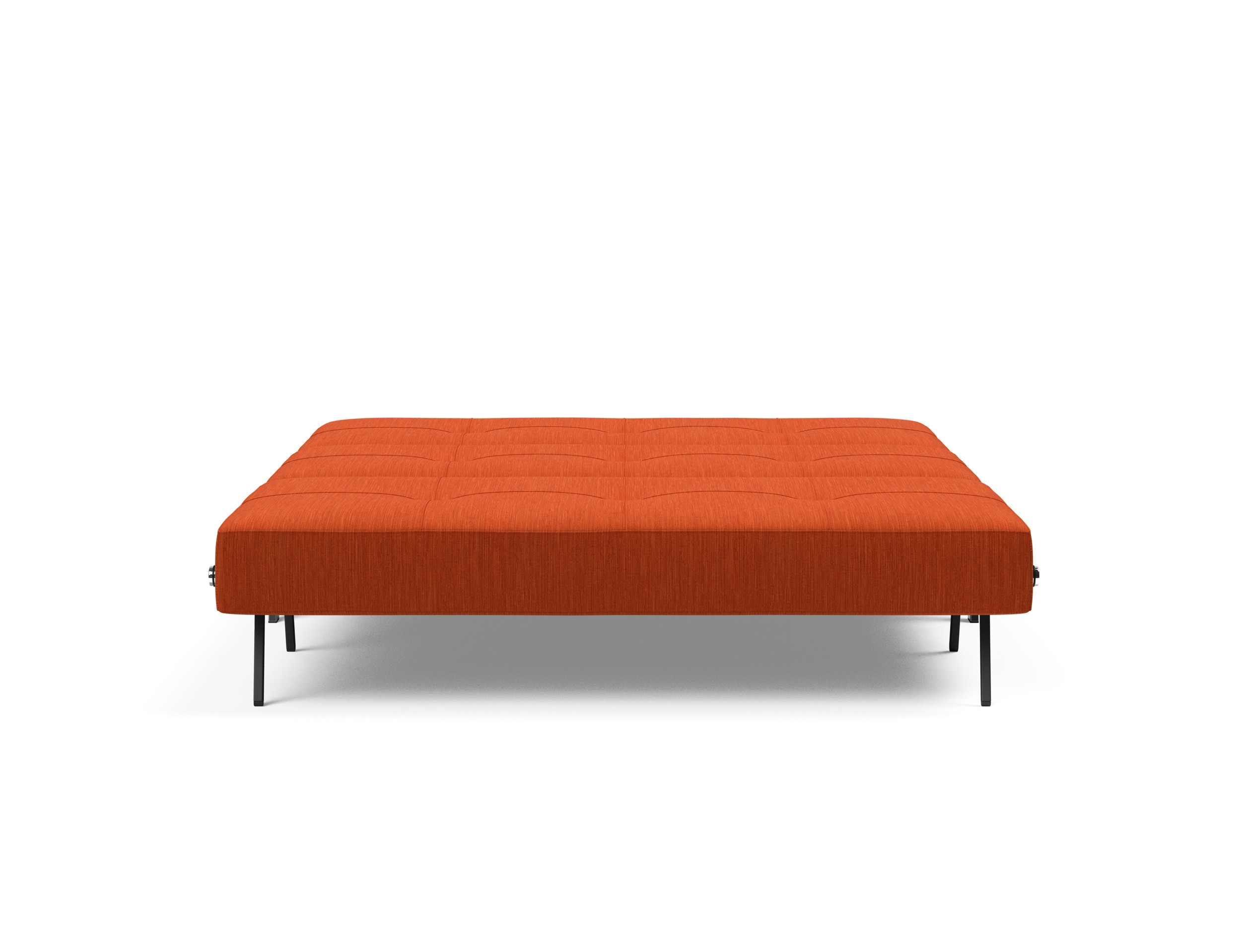 Cubed Deluxe Fabric Sofa Bed w/Chrome Legs, Queen Size