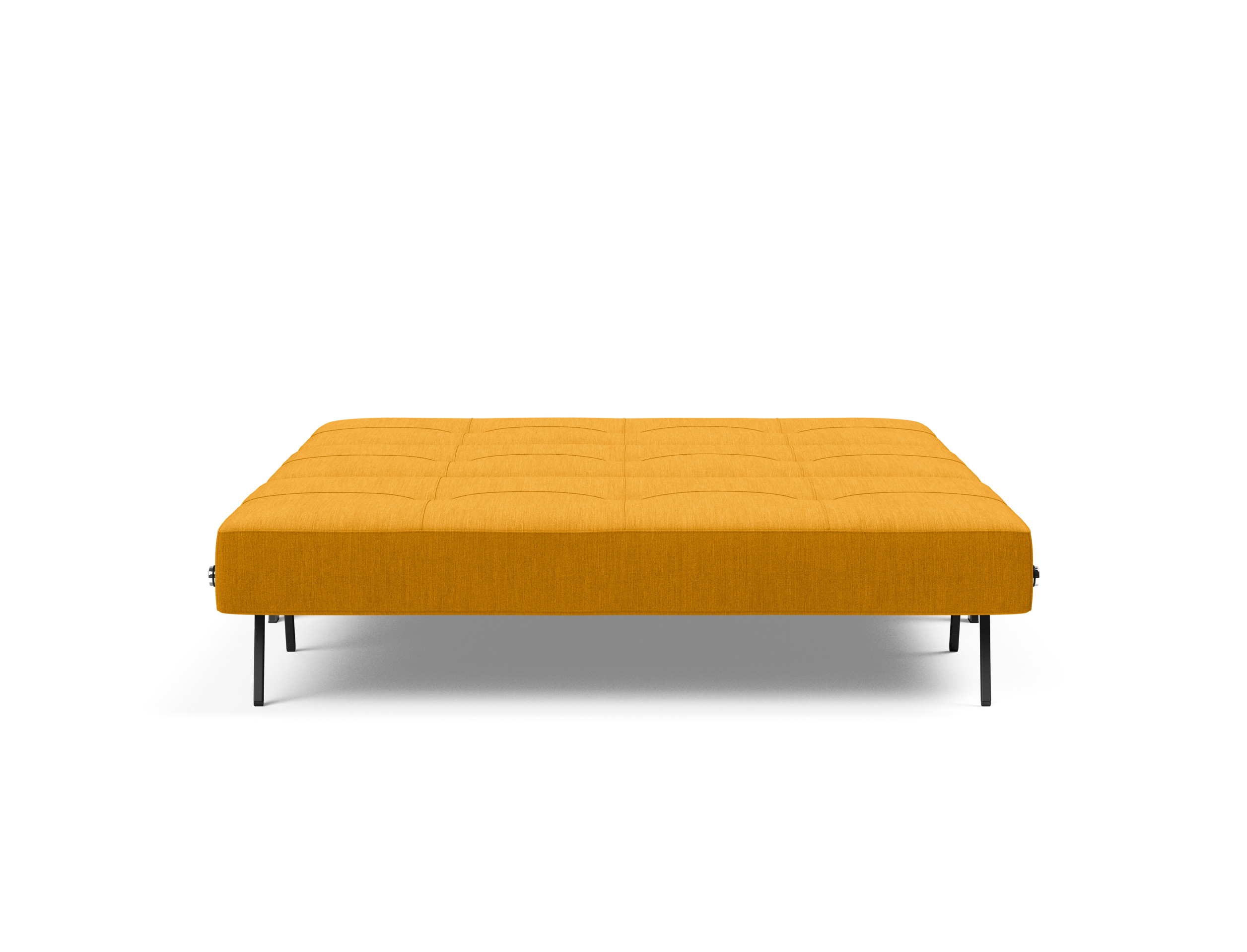 Cubed Deluxe Fabric Sofa Bed w/Chrome Legs, Queen Size