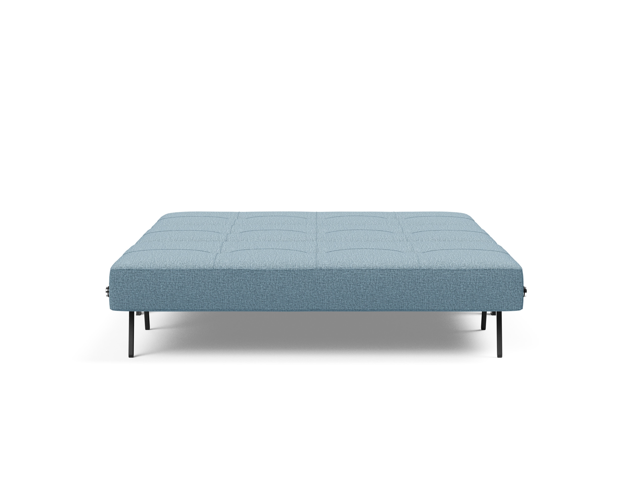 Cubed Deluxe Fabric Sofa Bed w/Chrome Legs, Queen Size