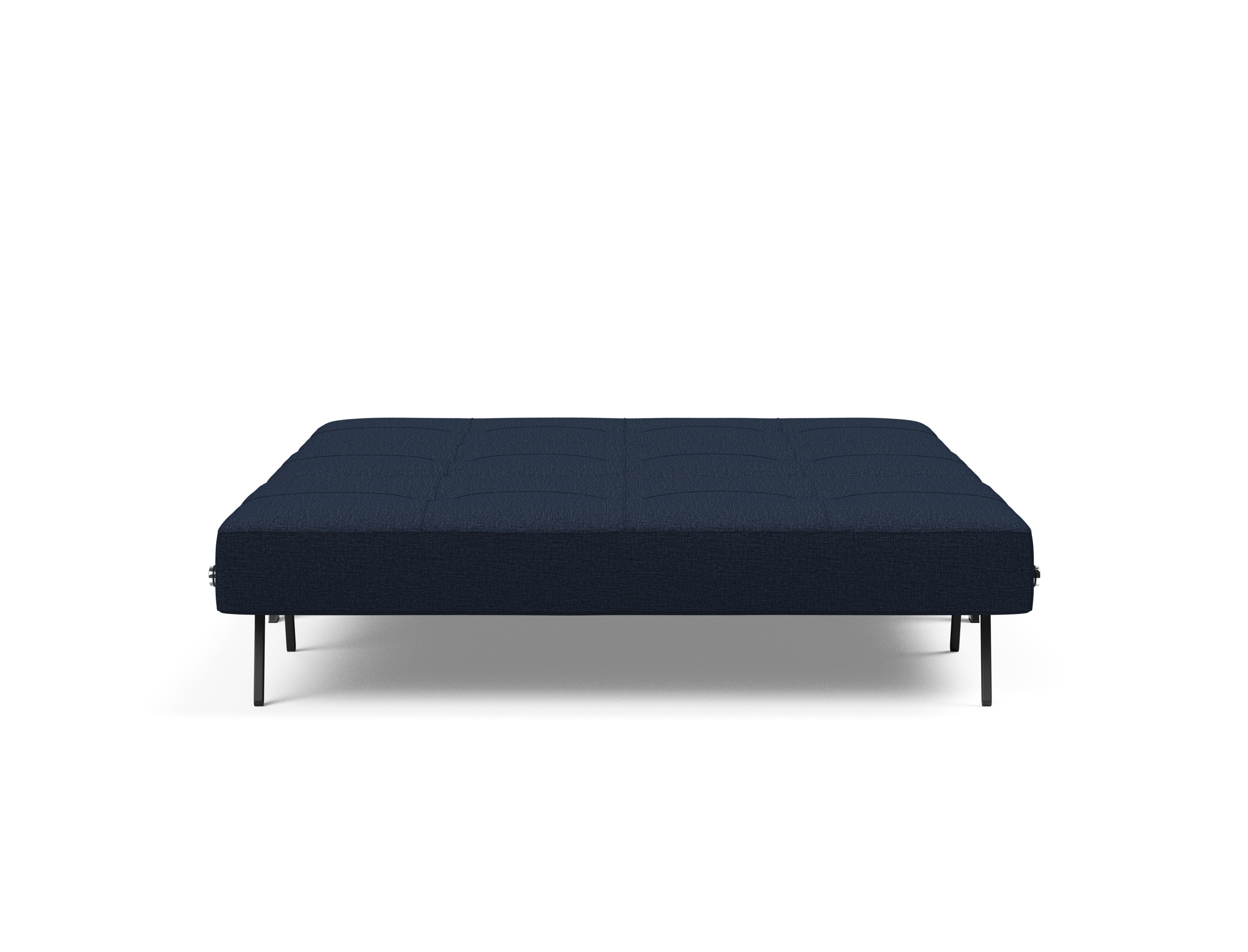 Cubed Deluxe Fabric Sofa Bed w/Chrome Legs, Queen Size