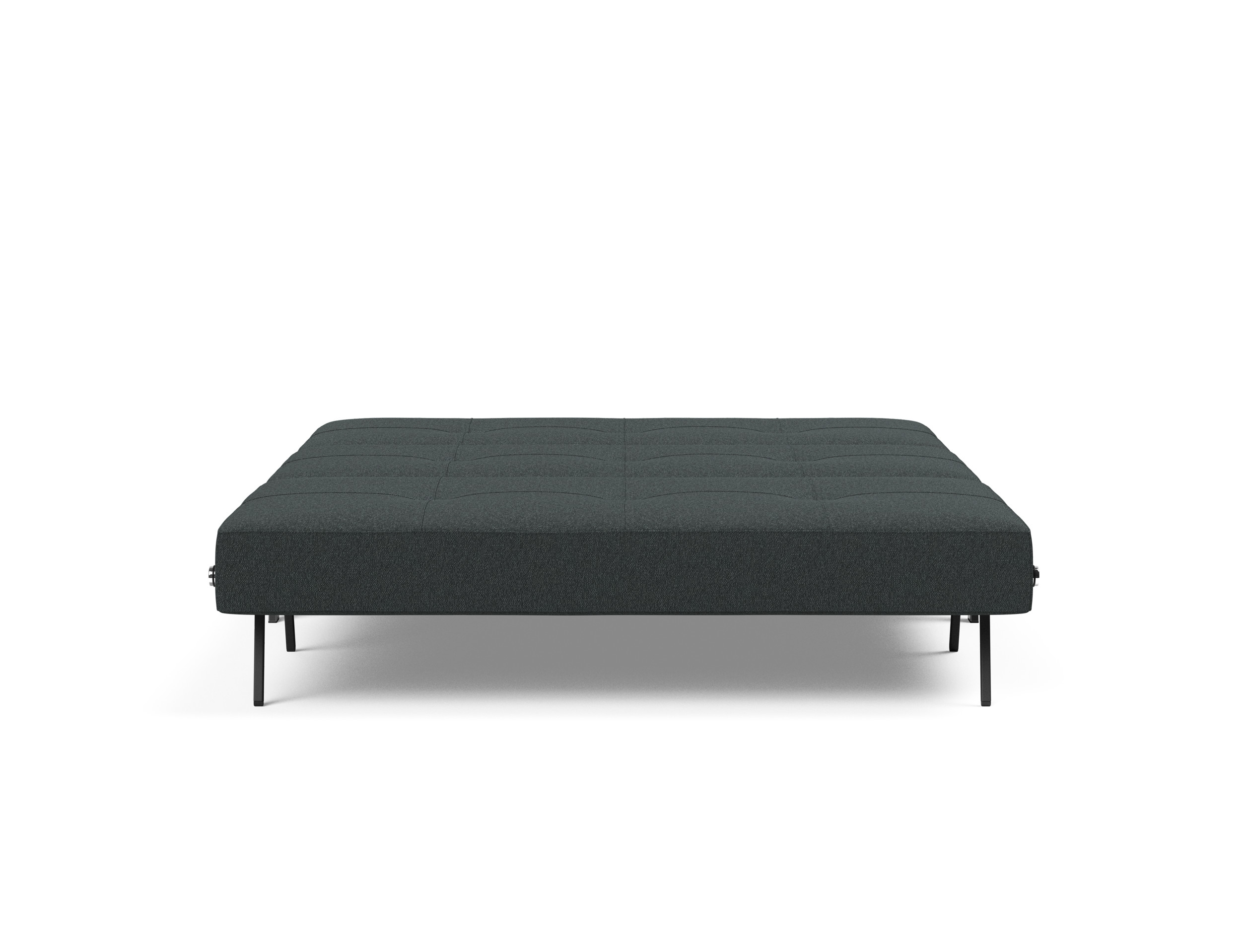 Cubed Deluxe Fabric Sofa Bed w/Chrome Legs, Queen Size