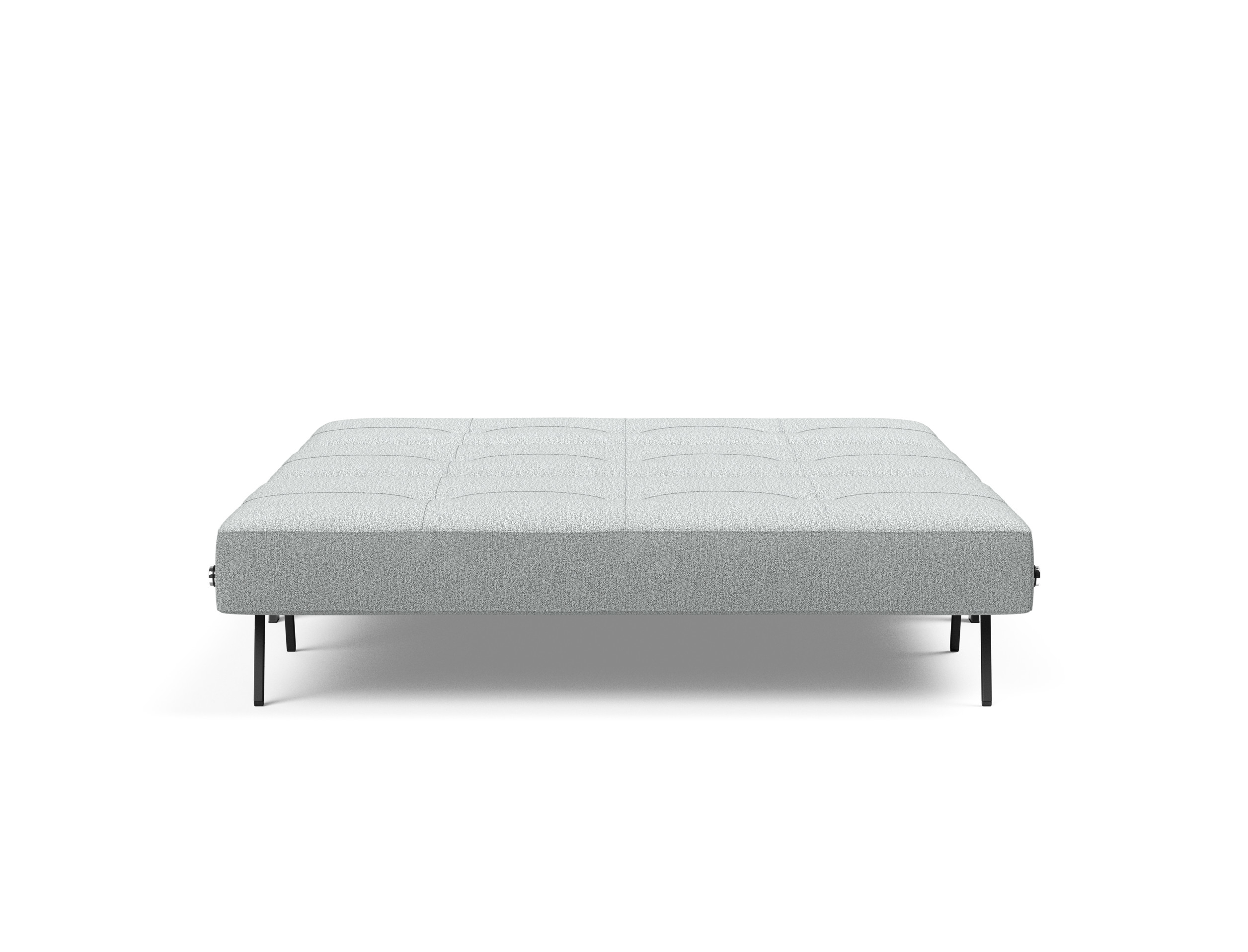 Cubed Deluxe Fabric Sofa Bed w/Chrome Legs, Queen Size