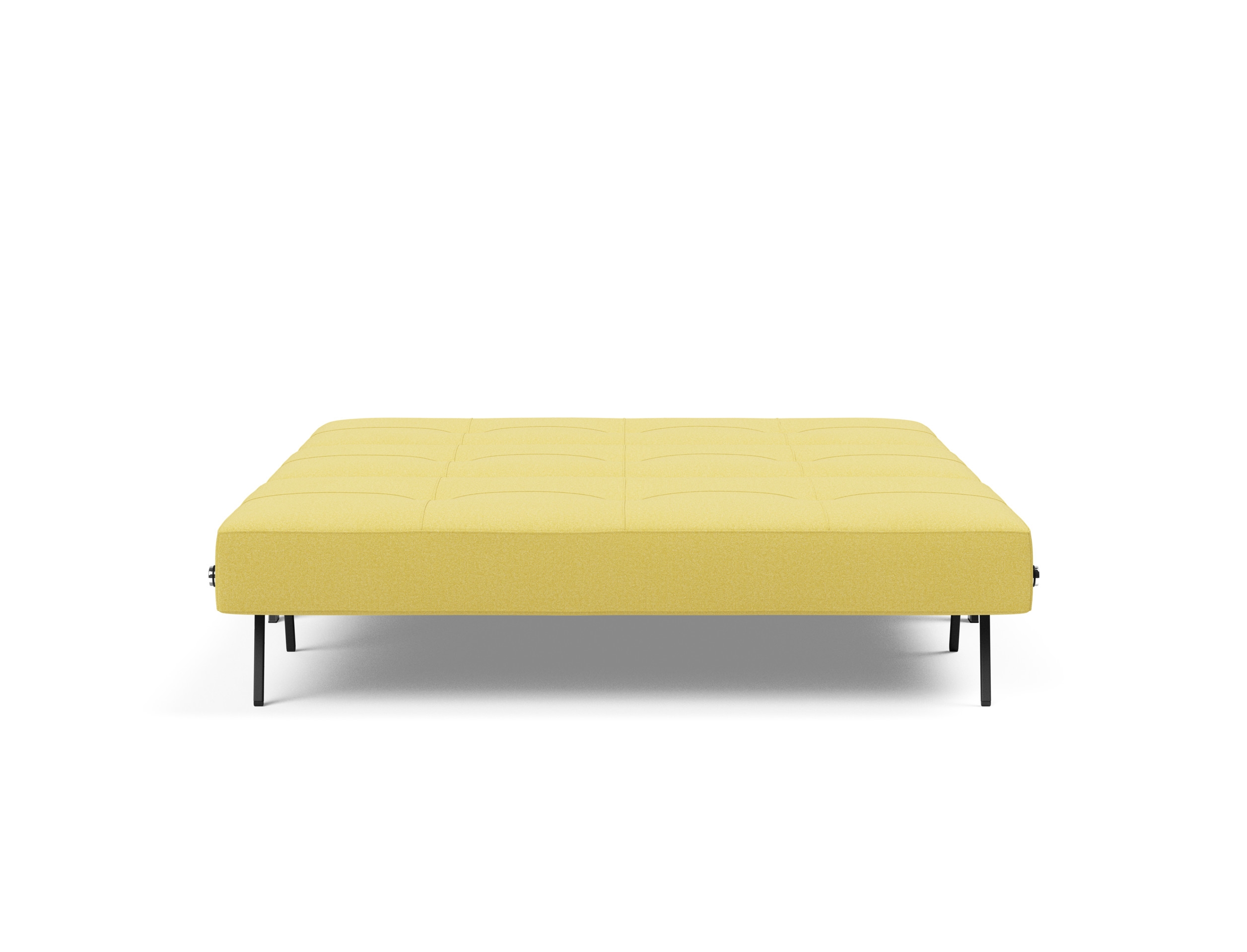 Cubed Deluxe Fabric Sofa Bed w/Chrome Legs, Queen Size