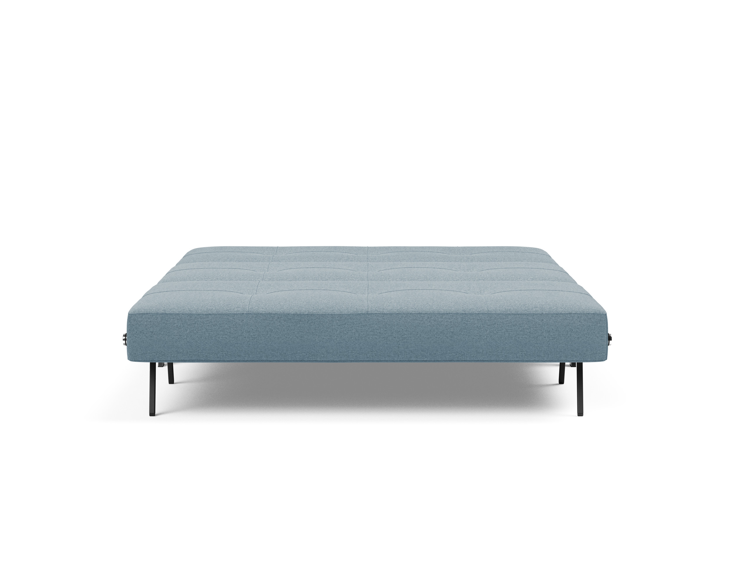 Cubed Deluxe Fabric Sofa Bed w/Chrome Legs, Queen Size