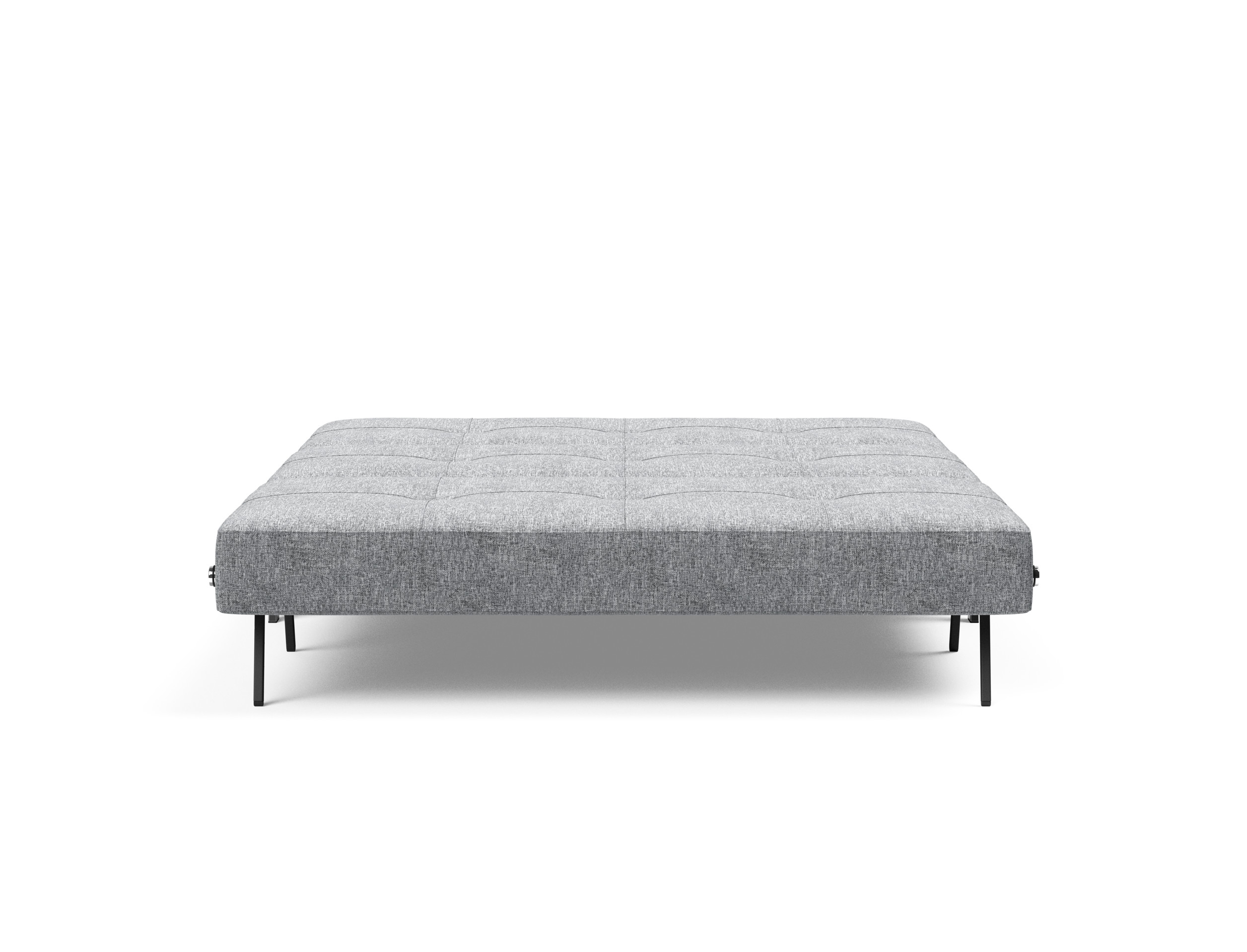 Cubed Deluxe Fabric Sofa Bed w/Chrome Legs, Queen Size