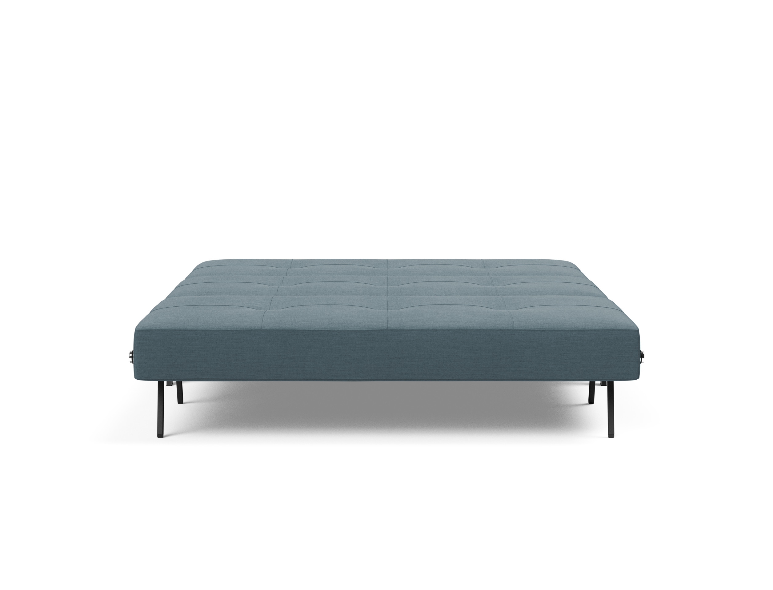 Cubed Deluxe Fabric Sofa Bed w/Chrome Legs, Queen Size