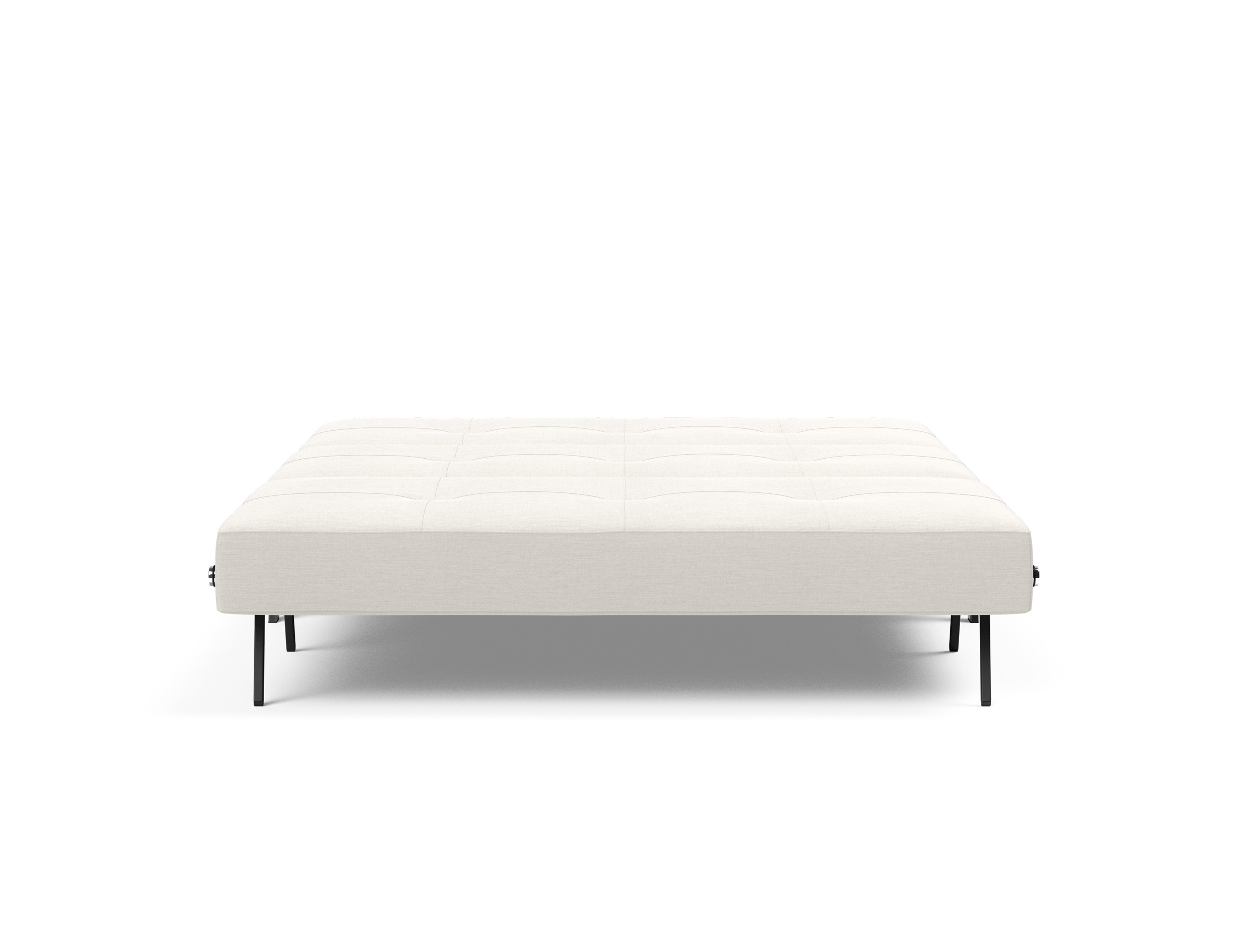 Cubed Deluxe Fabric Sofa Bed w/Chrome Legs, Queen Size