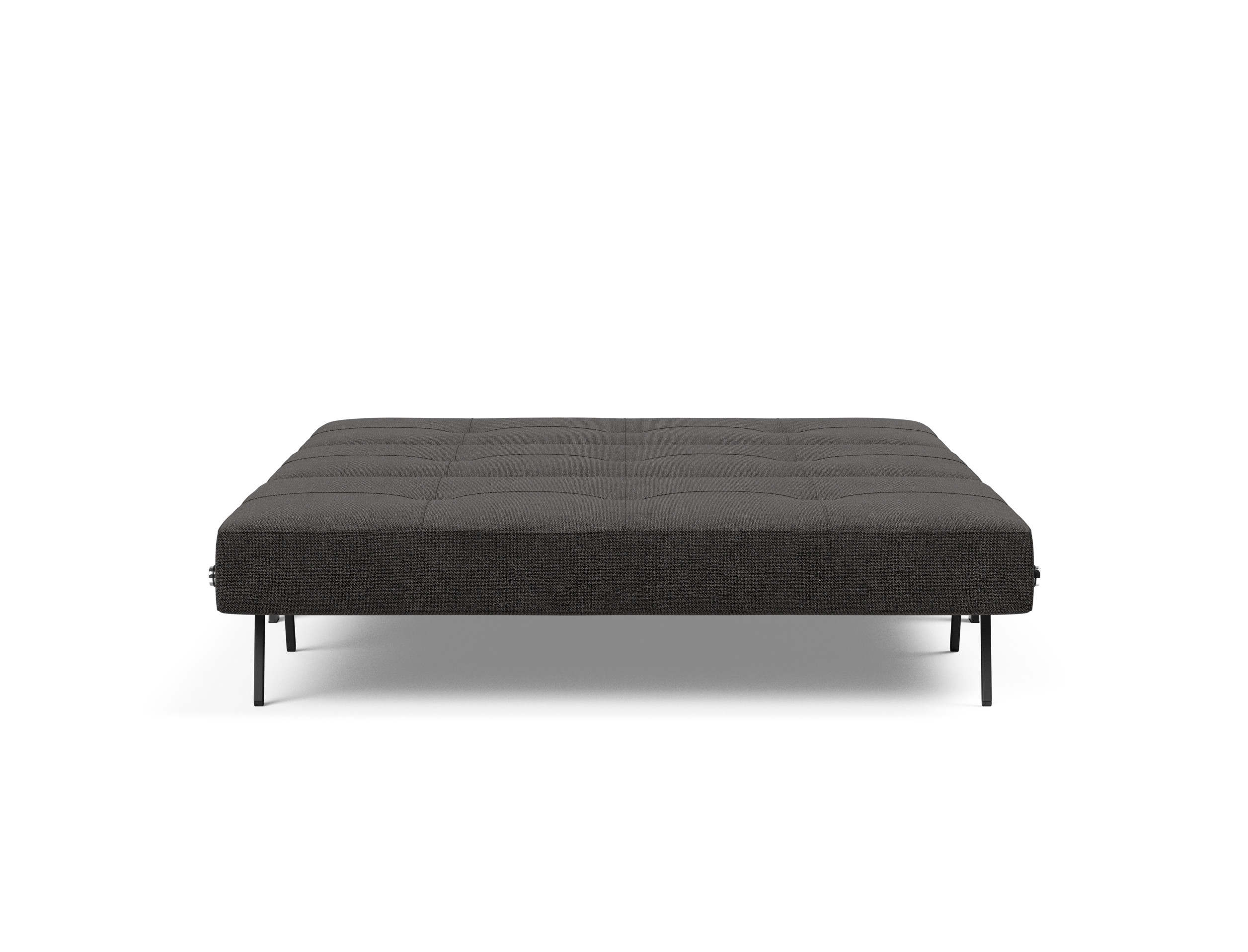 Cubed Deluxe Fabric Sofa Bed w/Chrome Legs, Queen Size
