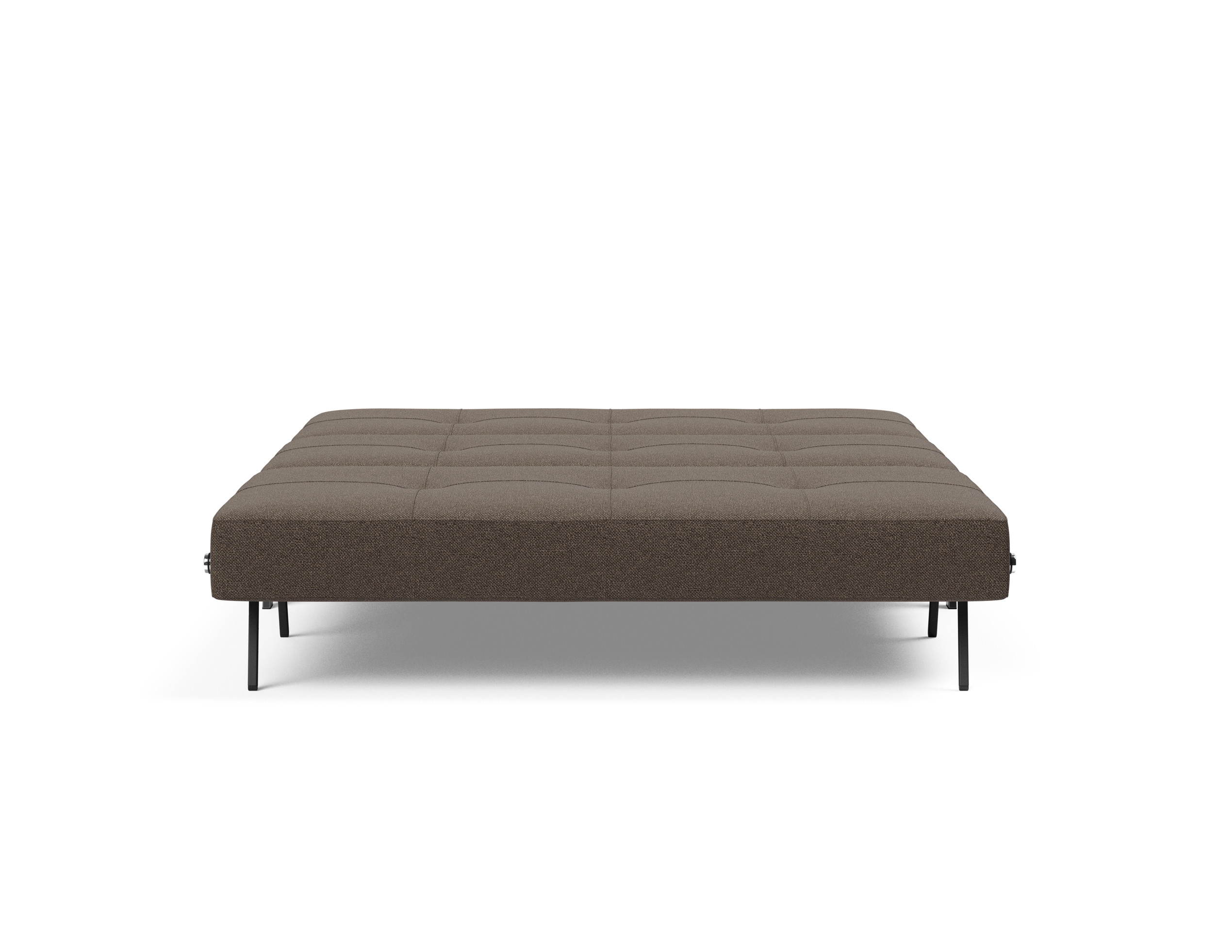 Cubed Deluxe Fabric Sofa Bed w/Chrome Legs, Queen Size