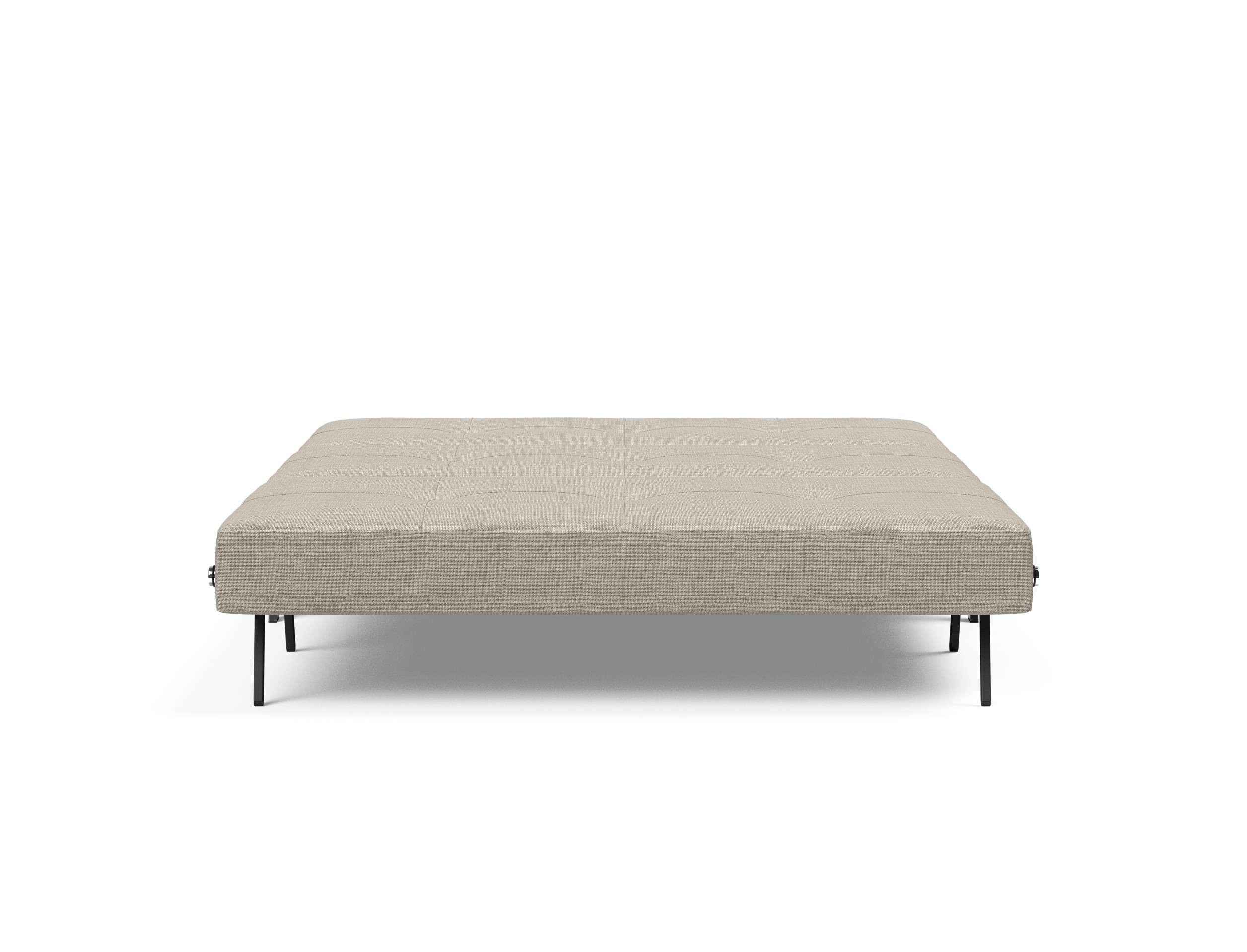 Cubed Deluxe Fabric Sofa Bed w/Chrome Legs, Queen Size