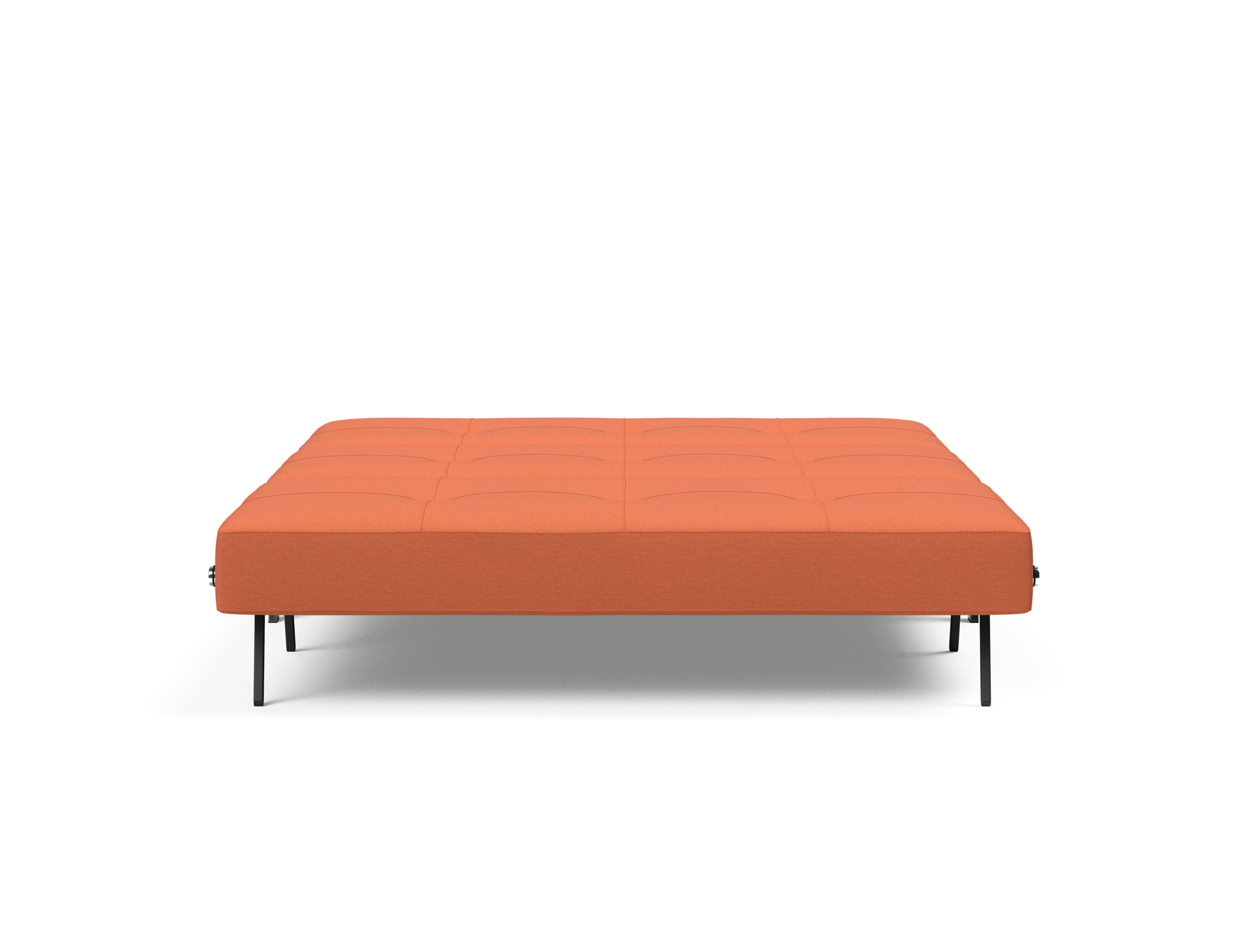 Cubed Deluxe Fabric Sofa Bed w/Chrome Legs, Queen Size