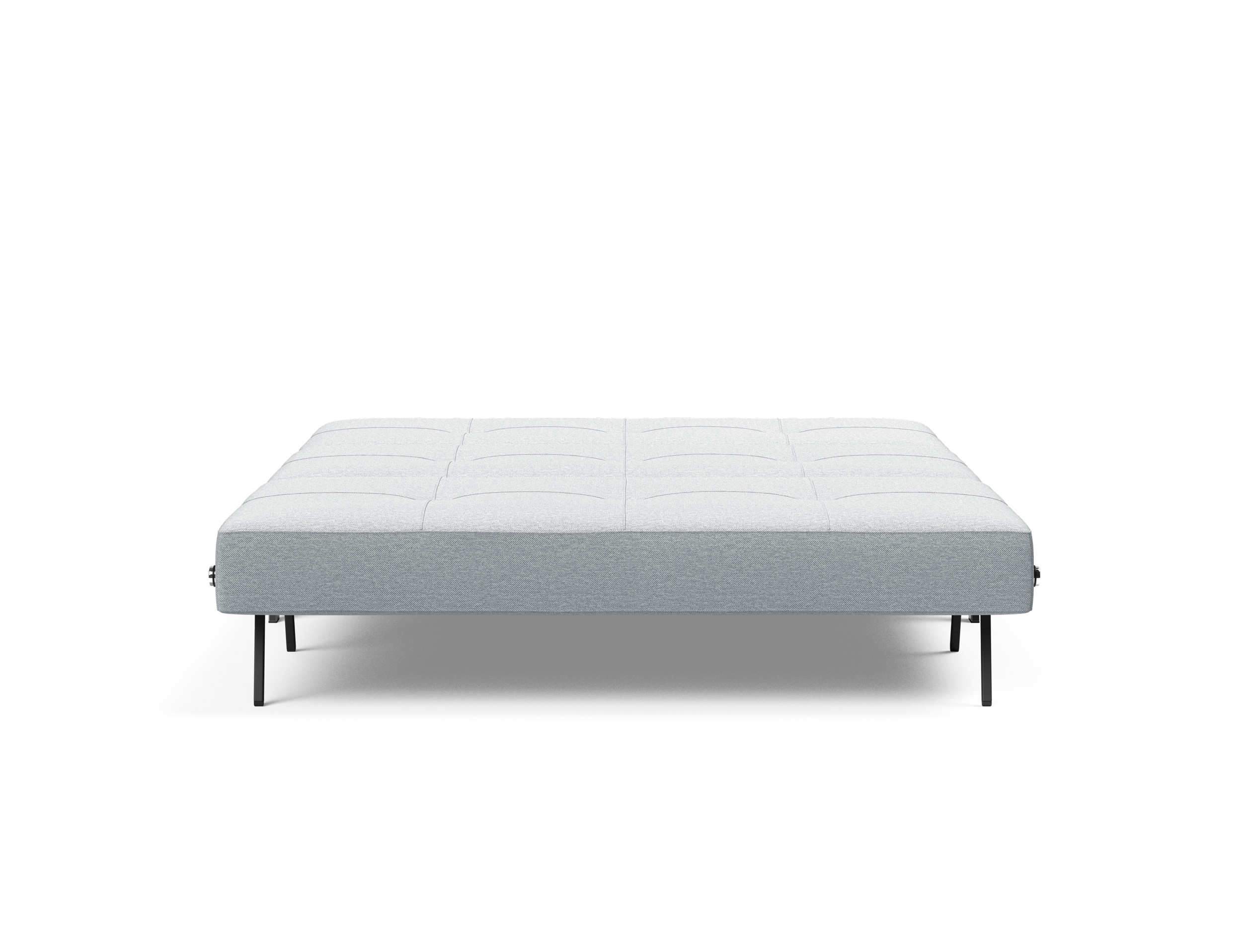 Cubed Deluxe Fabric Sofa Bed w/Chrome Legs, Queen Size