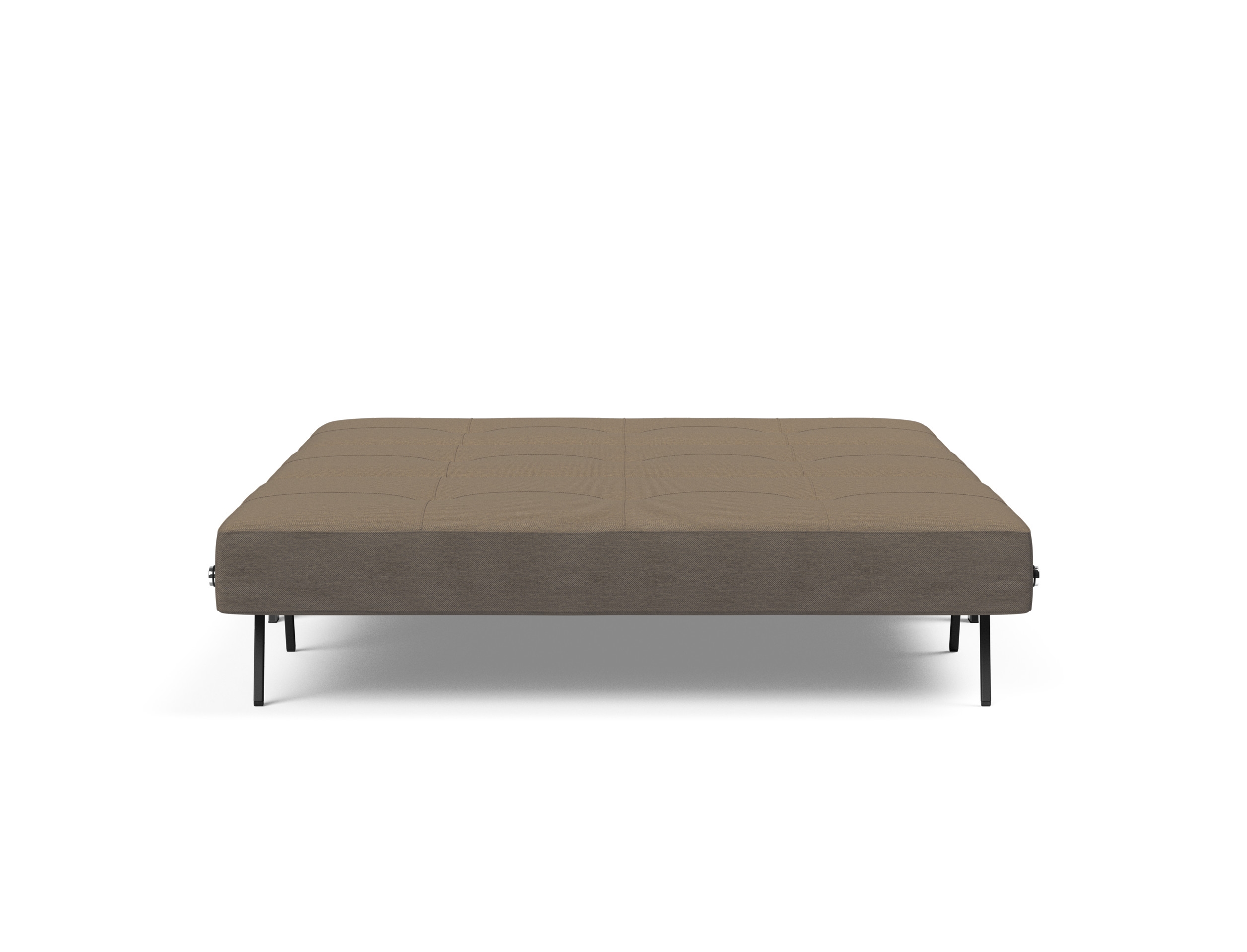 Cubed Deluxe Fabric Sofa Bed w/Chrome Legs, Queen Size