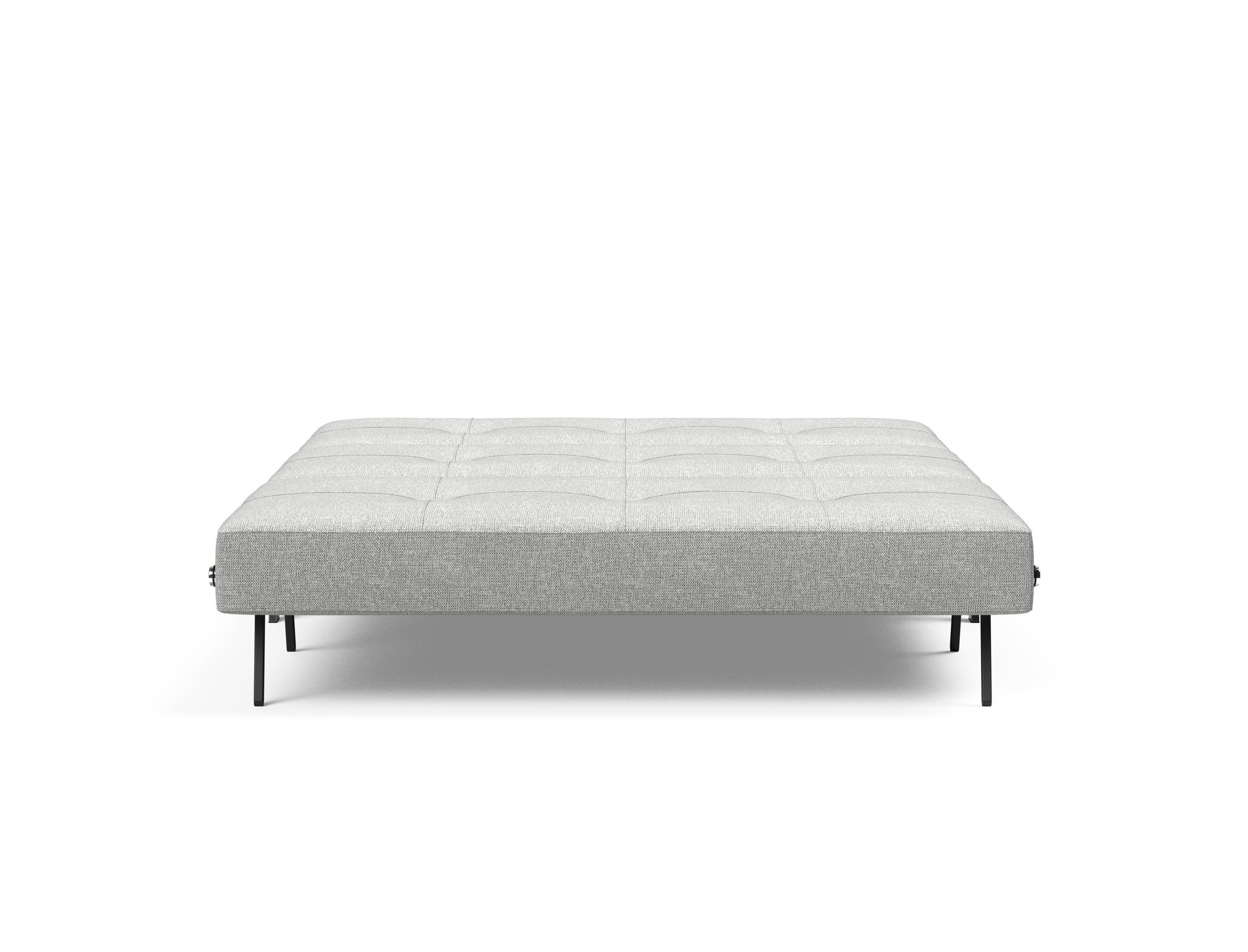 Cubed Deluxe Fabric Sofa Bed w/Chrome Legs, Queen Size