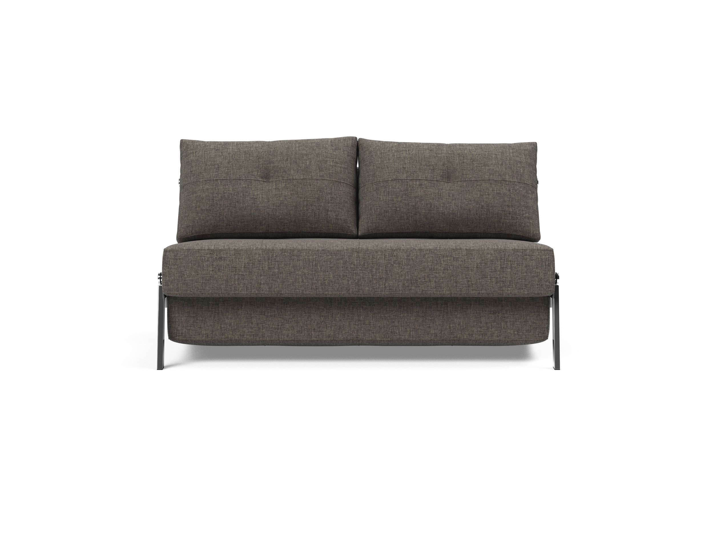 Cubed Deluxe Fabric Sofa Bed w/Chrome Legs, Full Size