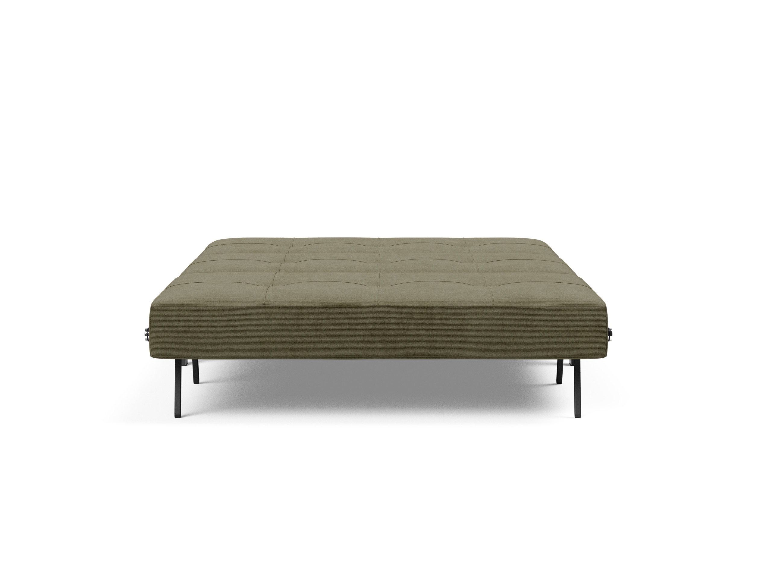 Cubed Deluxe Fabric Sofa Bed w/Chrome Legs, Full Size